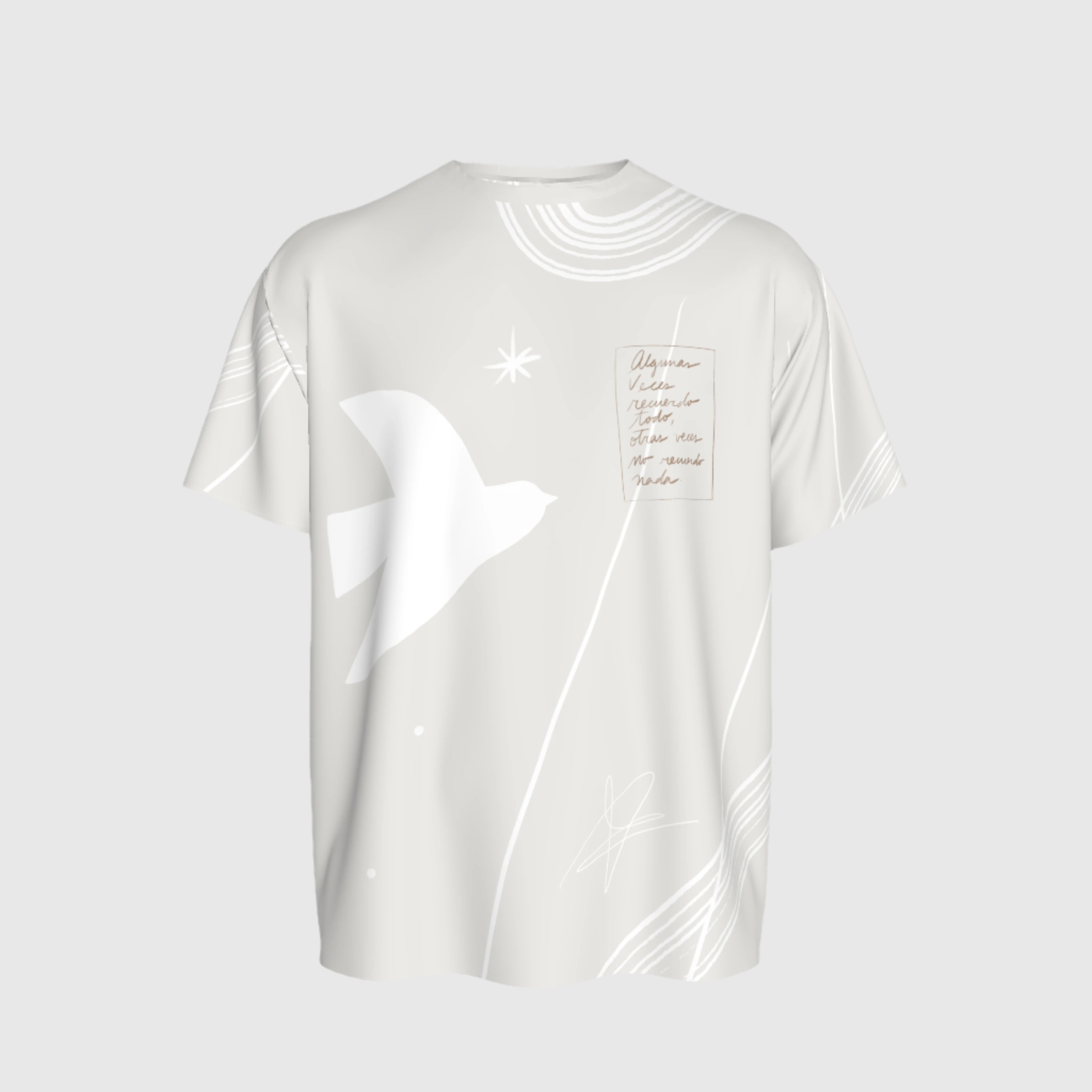 Pajarito “Cloud T-shirt” in French Terry (thick)