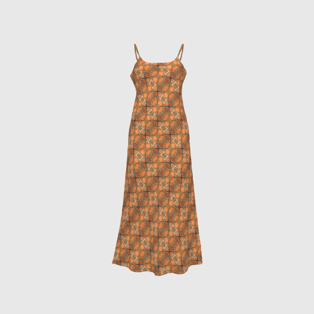 Slip Dress Colonial In El Conde Print