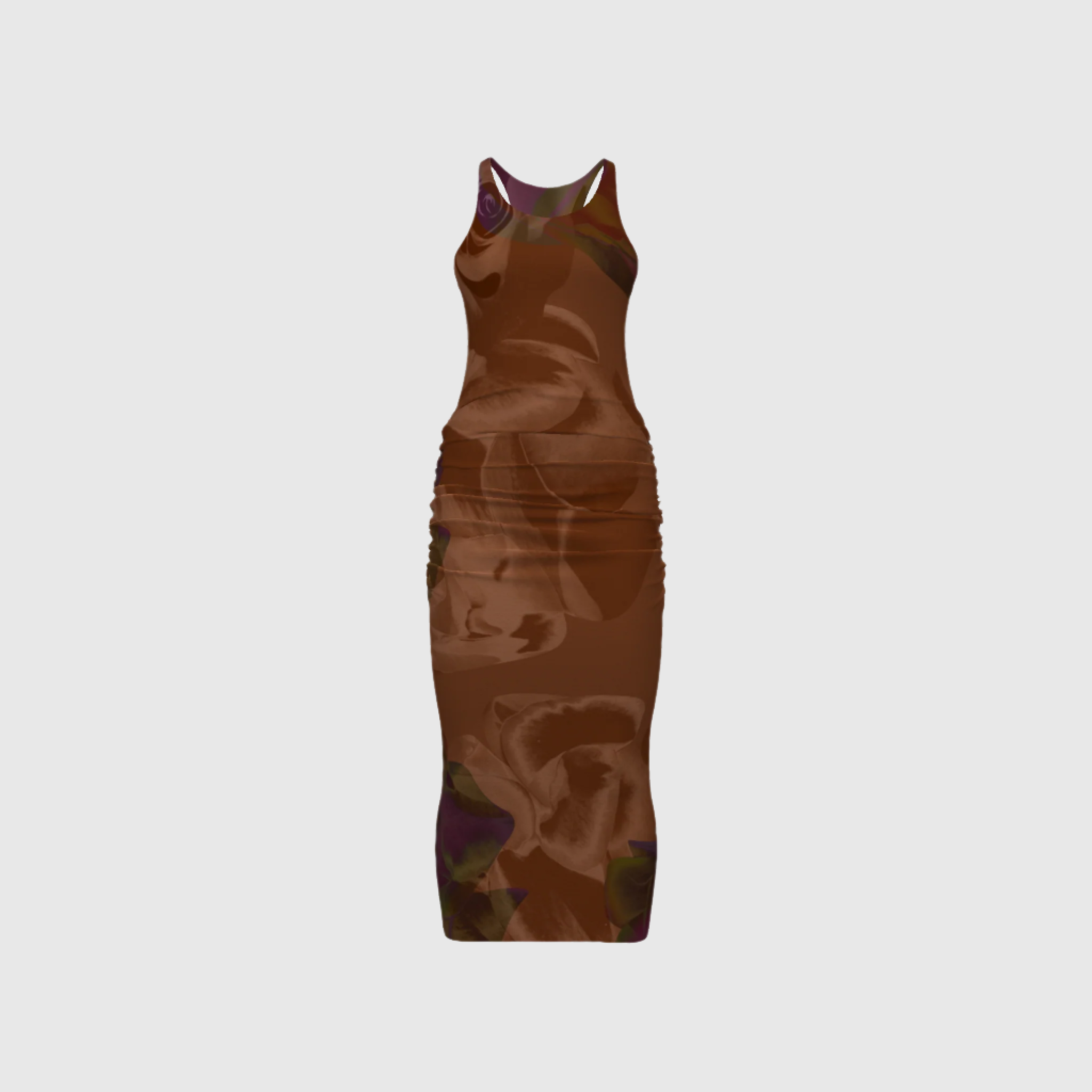 Illusionary Blossom RacerBack Dress