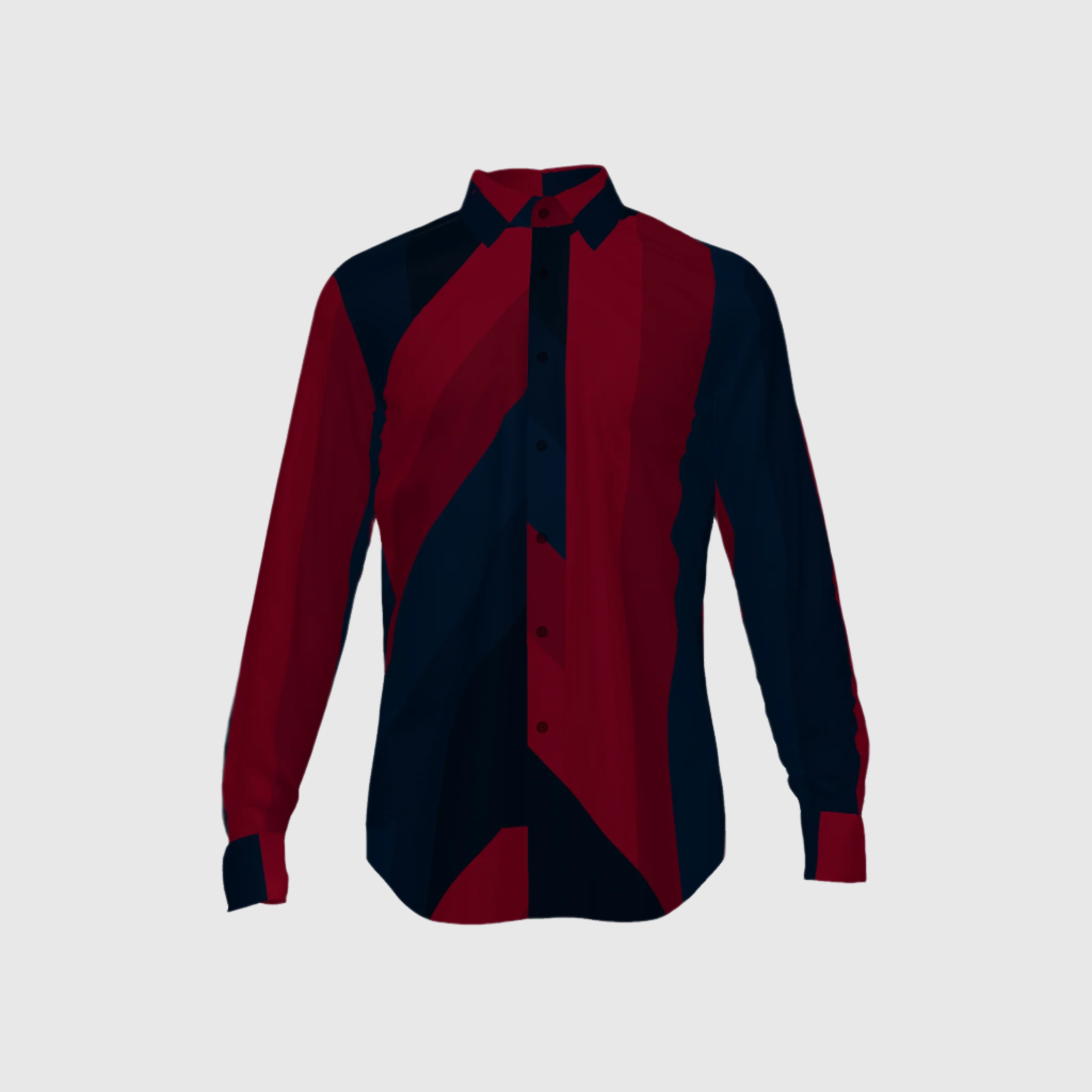 Unisex French Placket Button Up Shirt