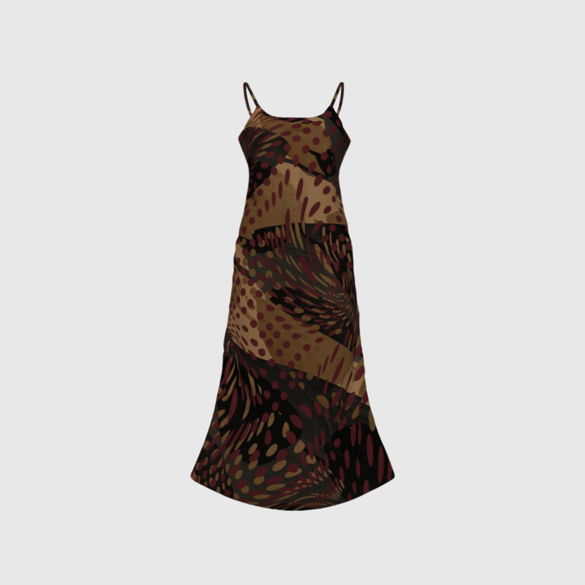 Golden Midnight Slip Dress