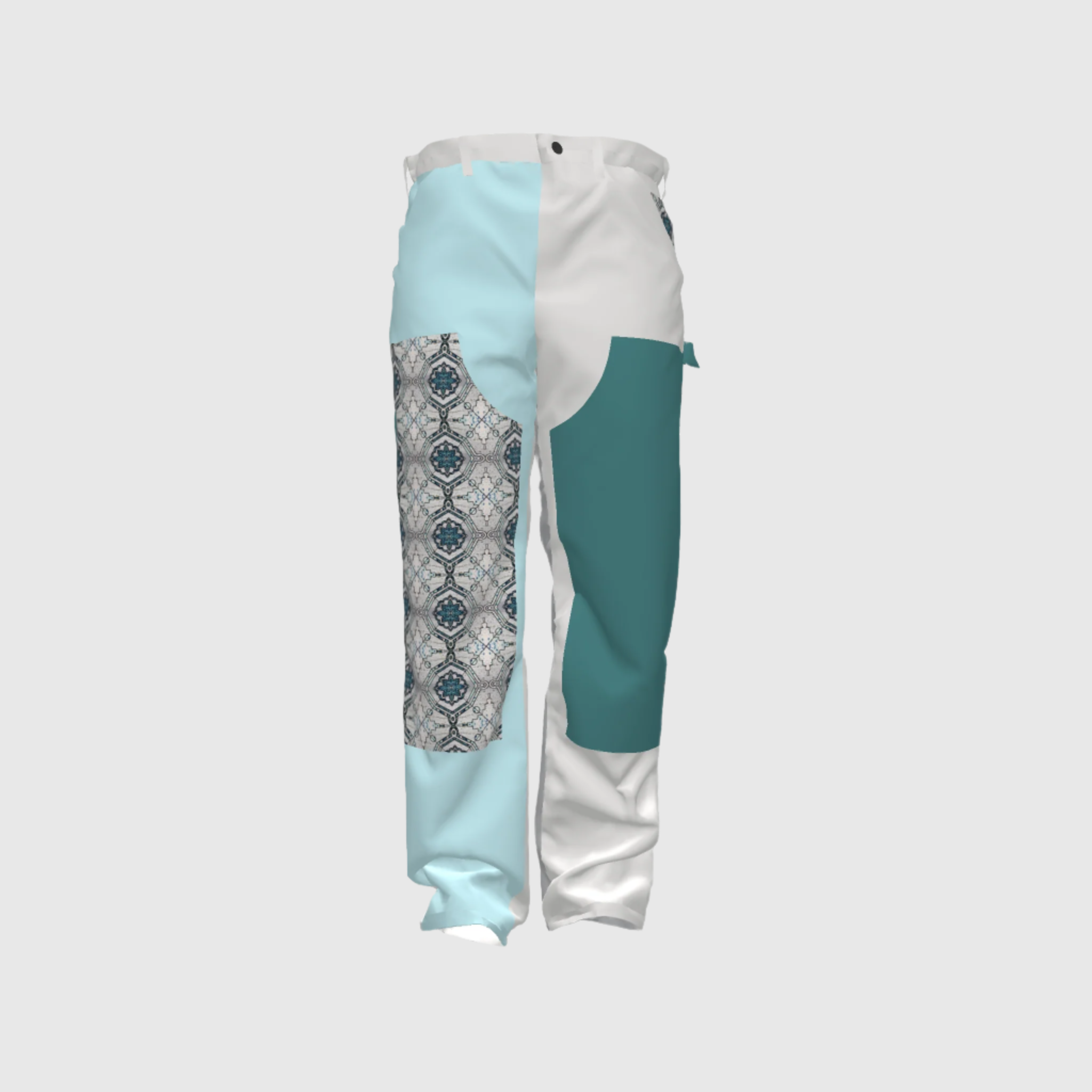 Boxy Jeans Colonial In Meriño Print