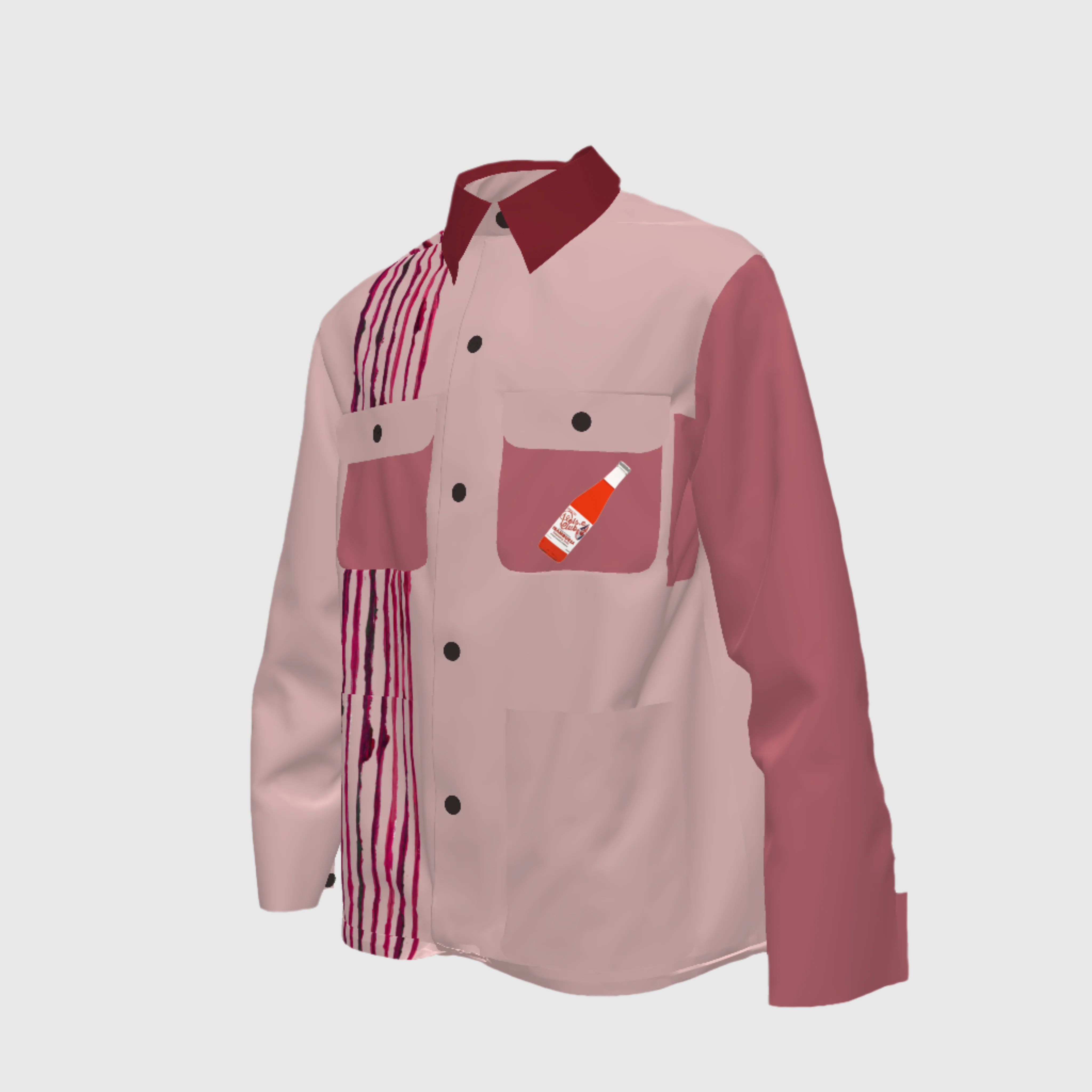 Antique Rouge Club Jean Jacket