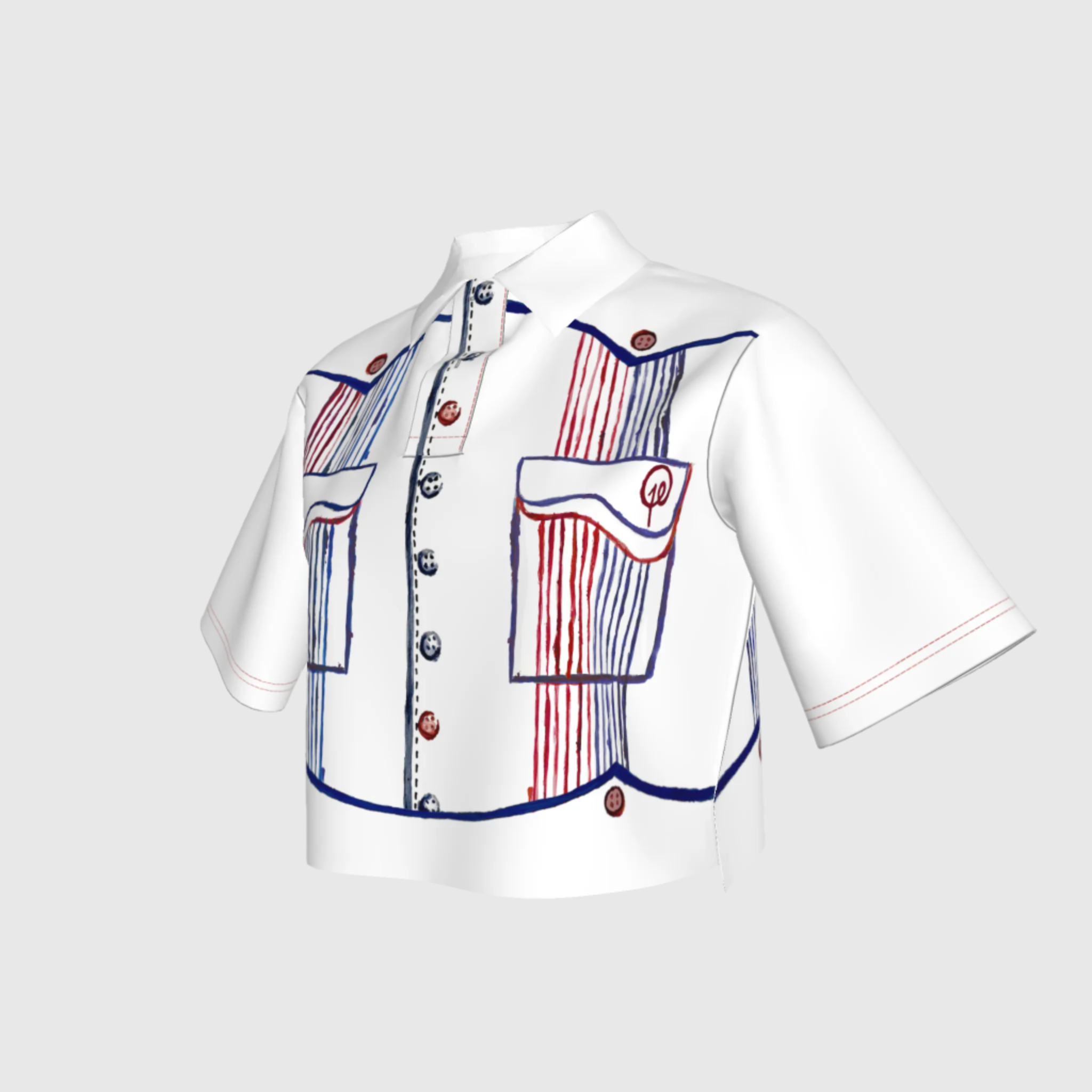 Chaca Cropped Polo Rugby