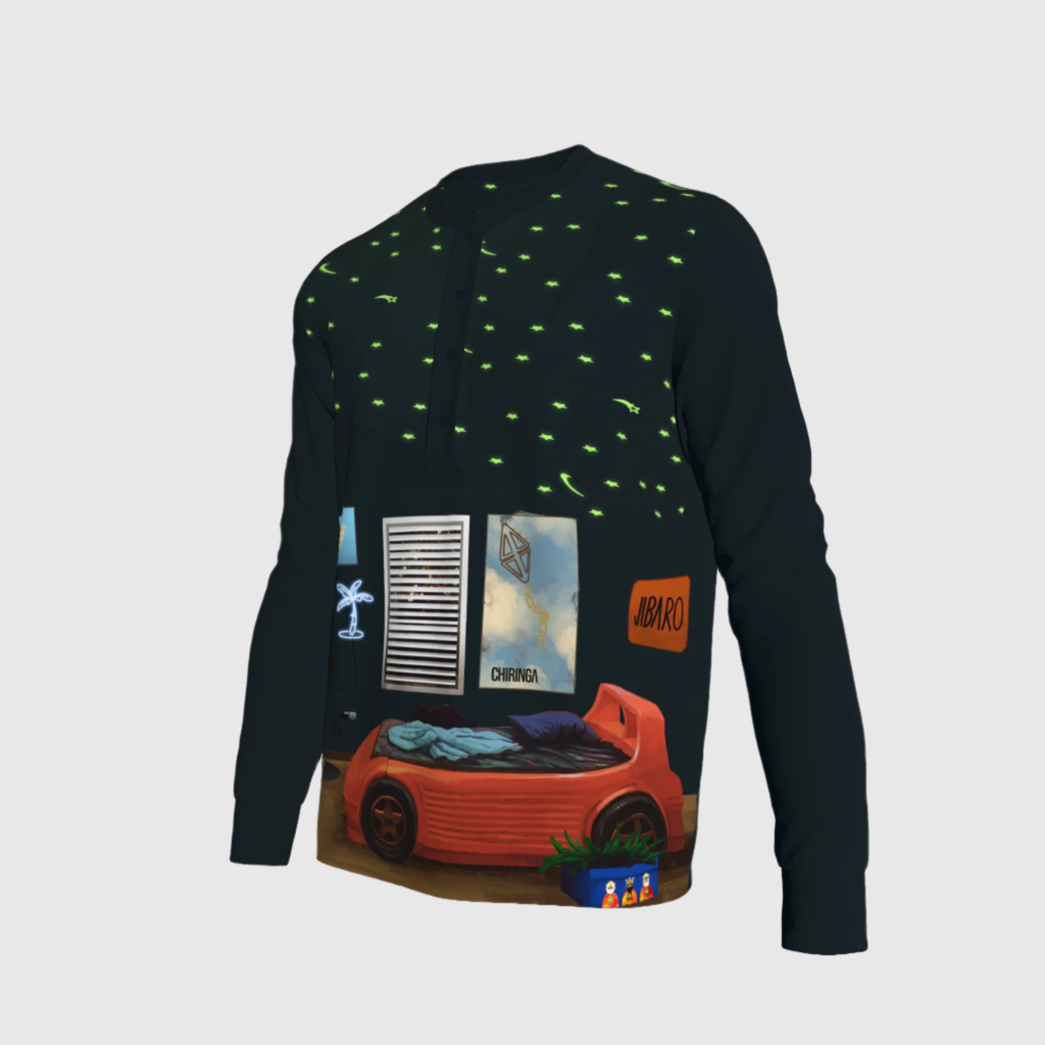 Víspera de Reyes Henley Shirt