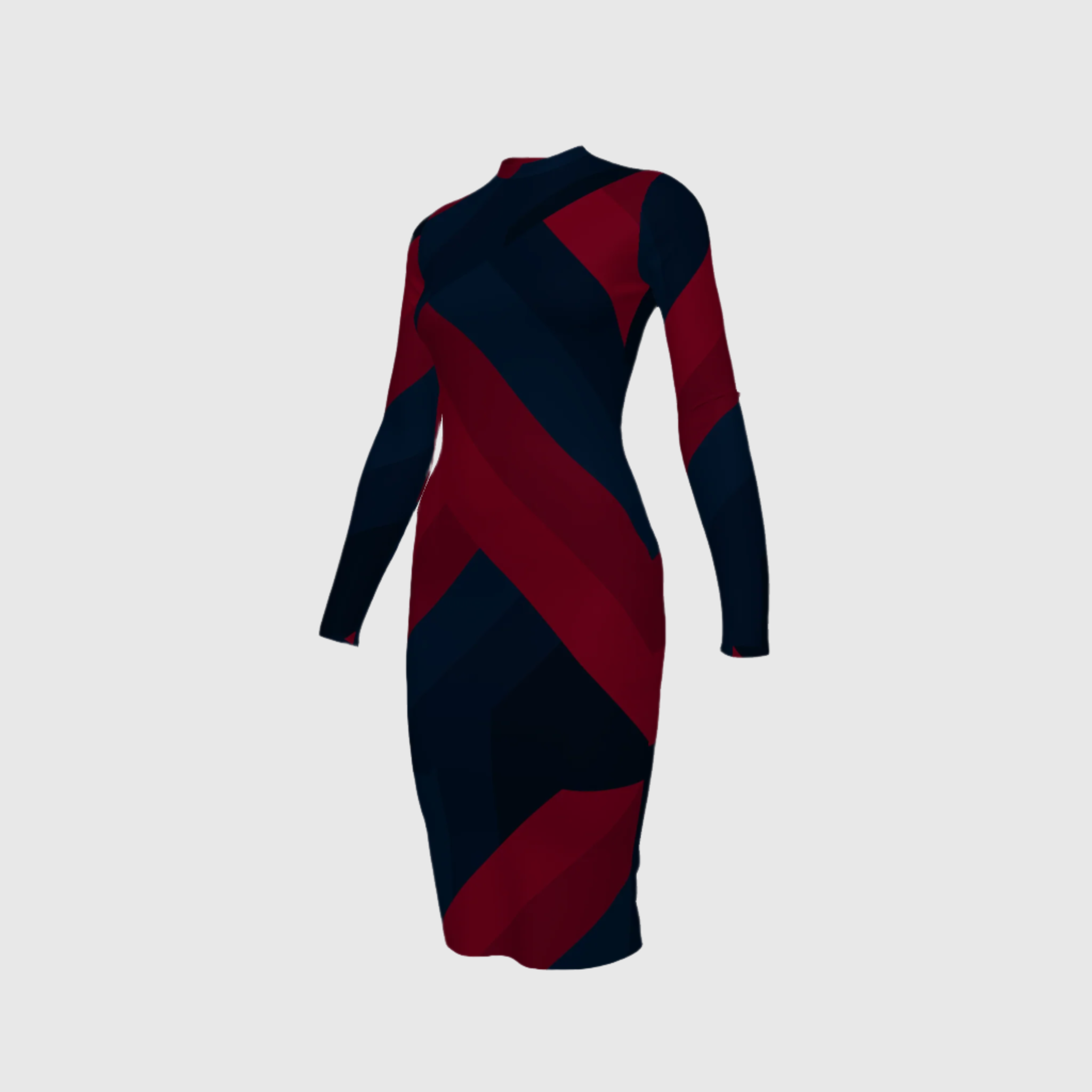 Body Con Midi Knit Dress