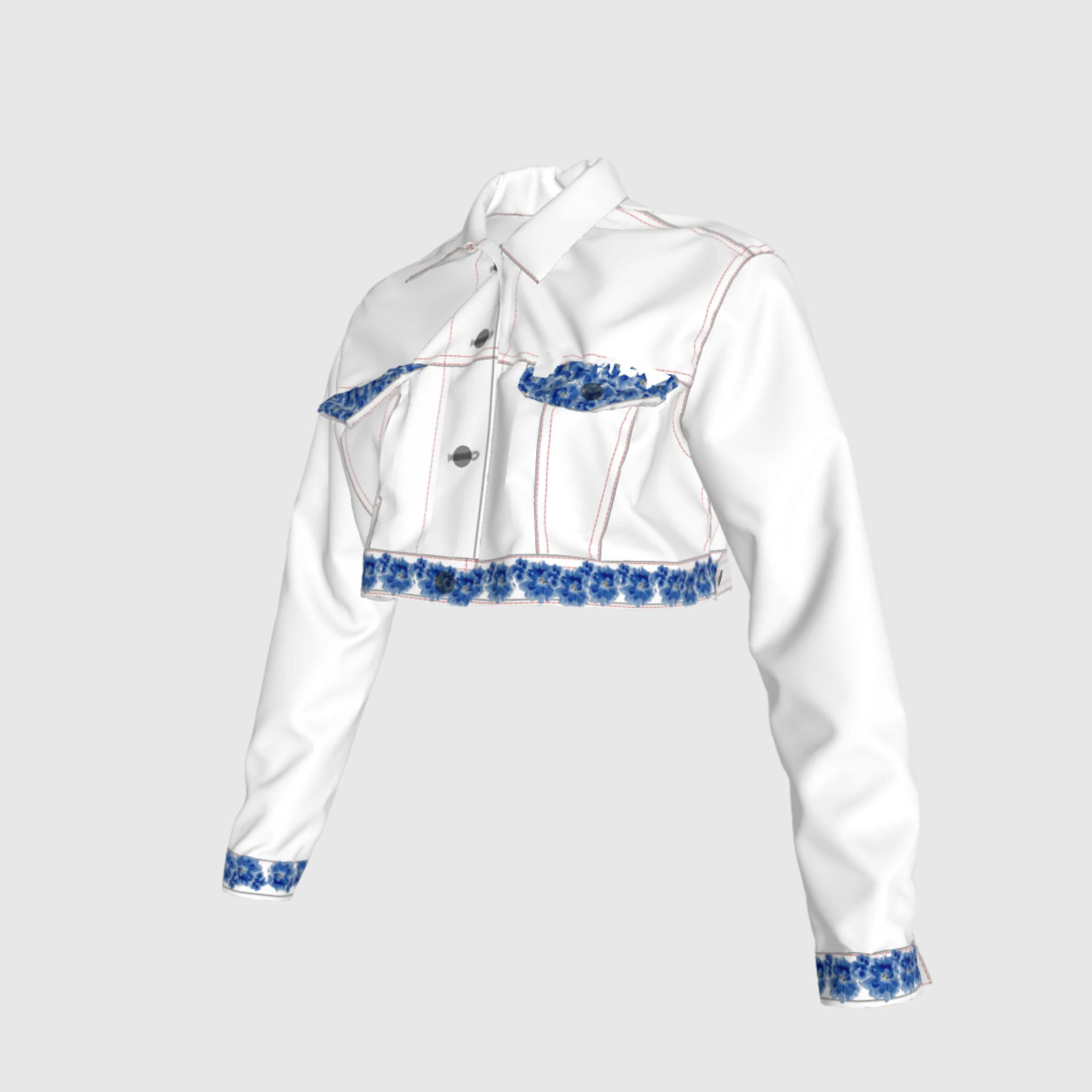 Jacket - pup adventures in Stretch Organic Classic Cotton Twill