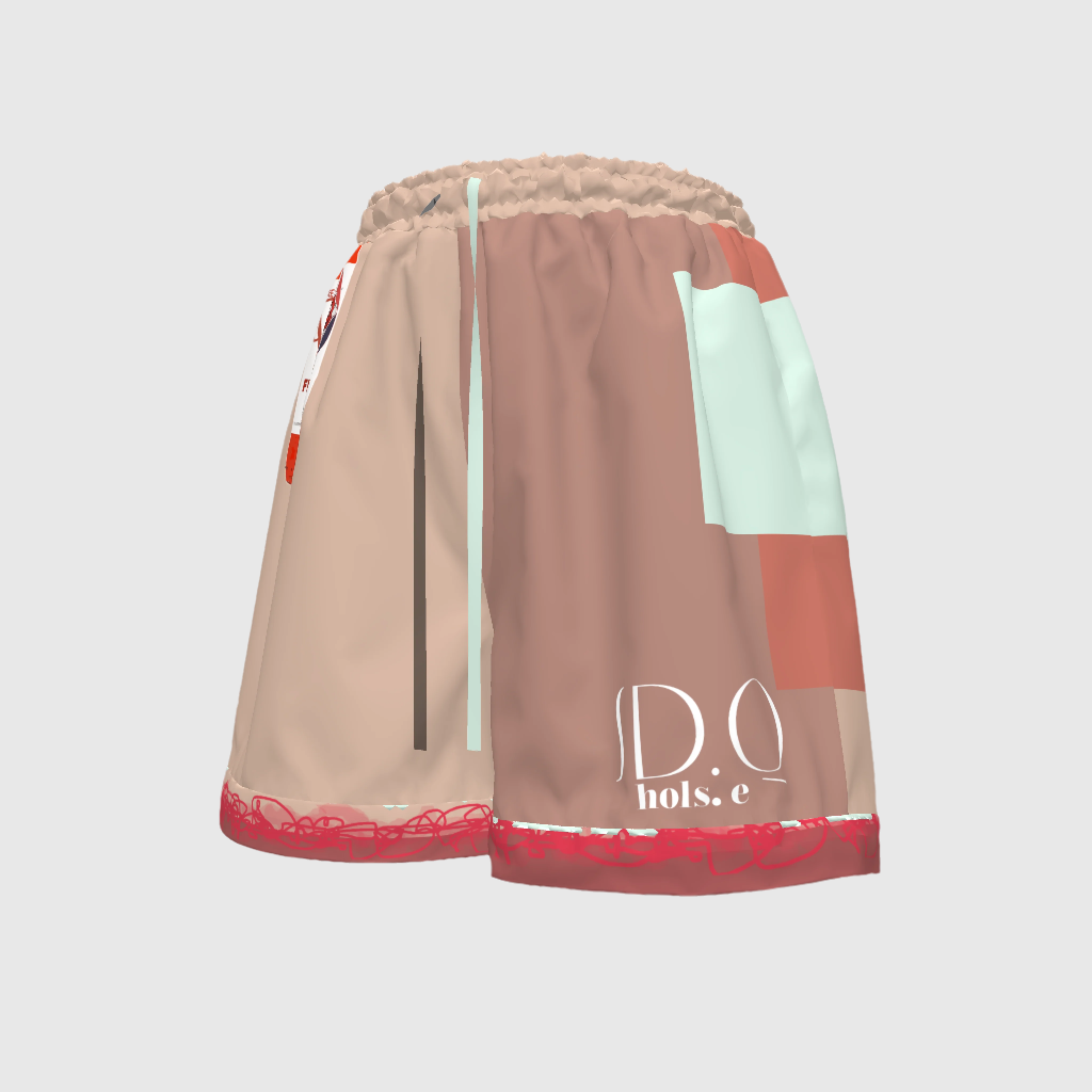 Club Rasberry Draw String Shorts