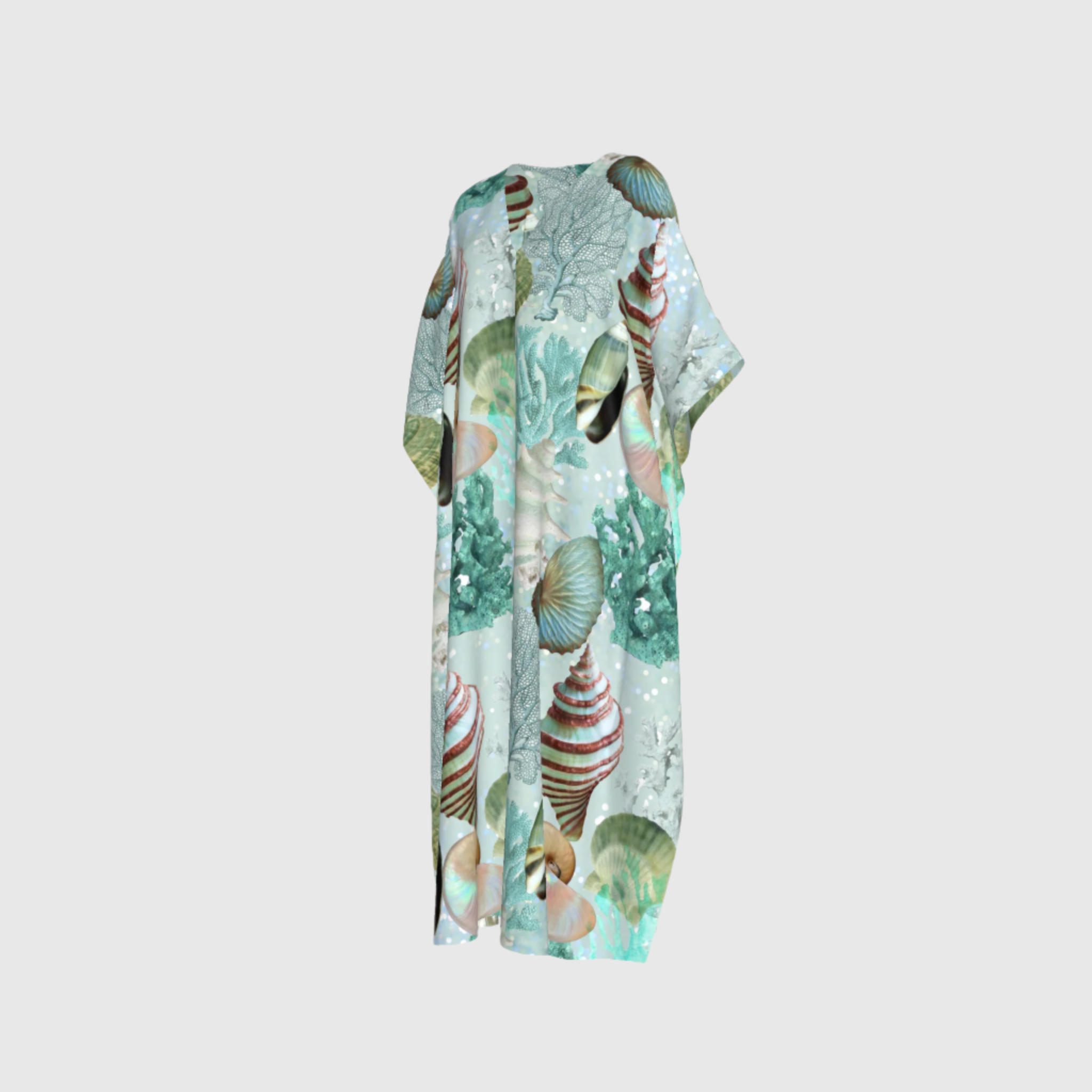 Aqua Corals Caftan