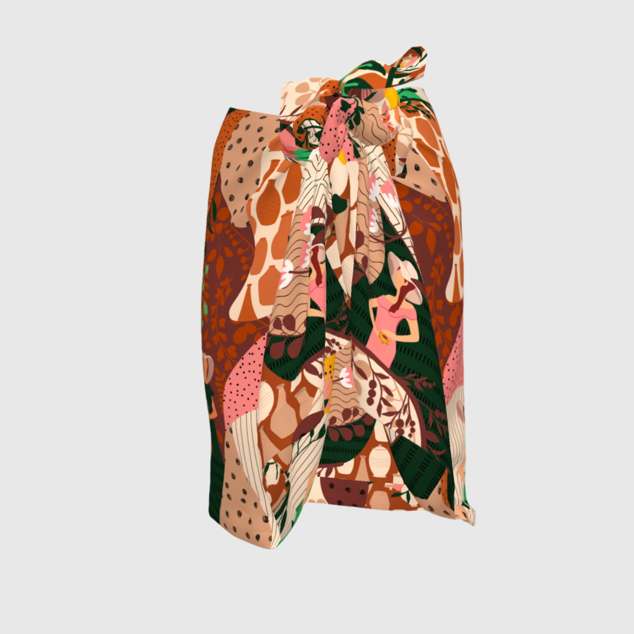 Lia Sarong | Muñecas print