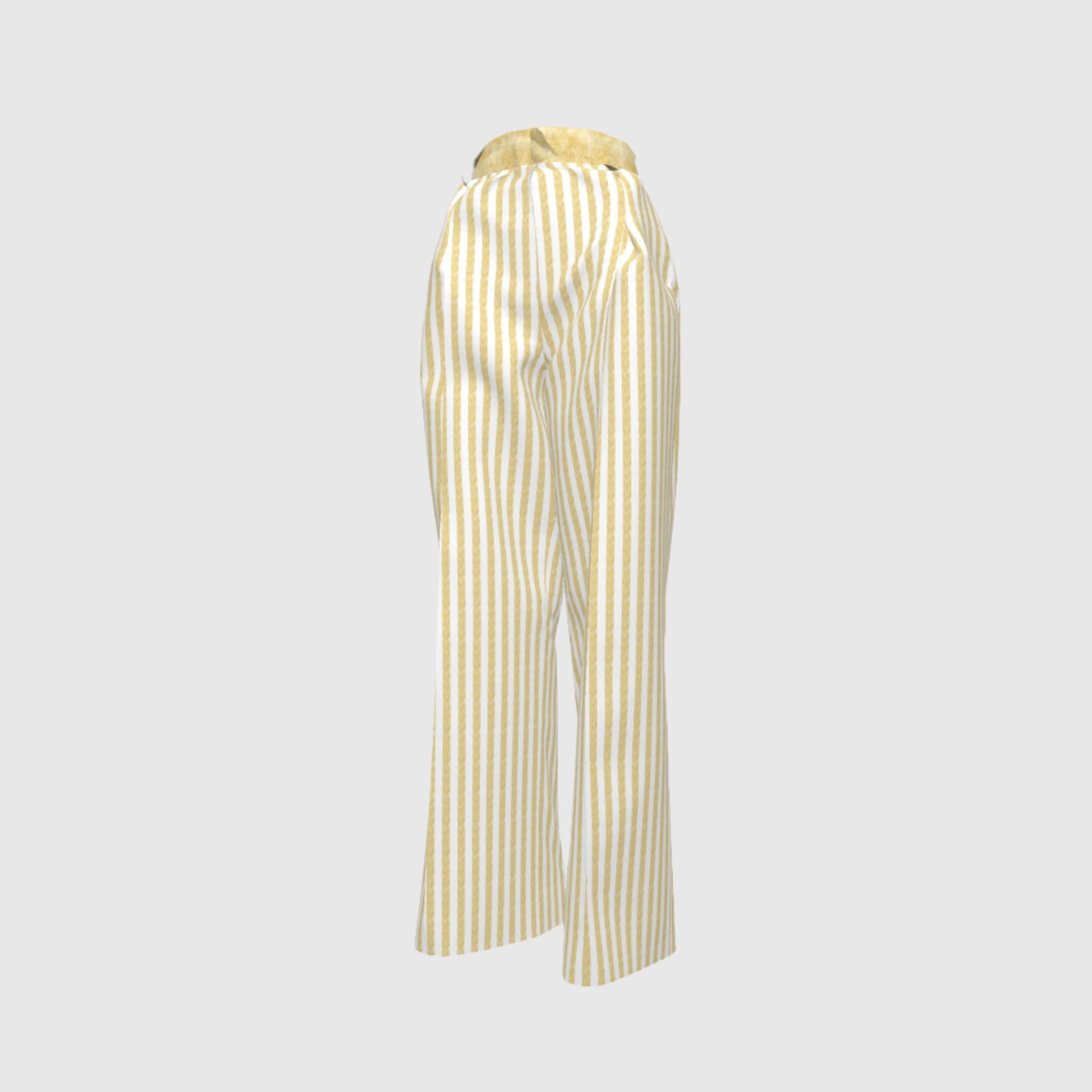 Abrazos Que Valen Oro Striped Wide Leg Pants
