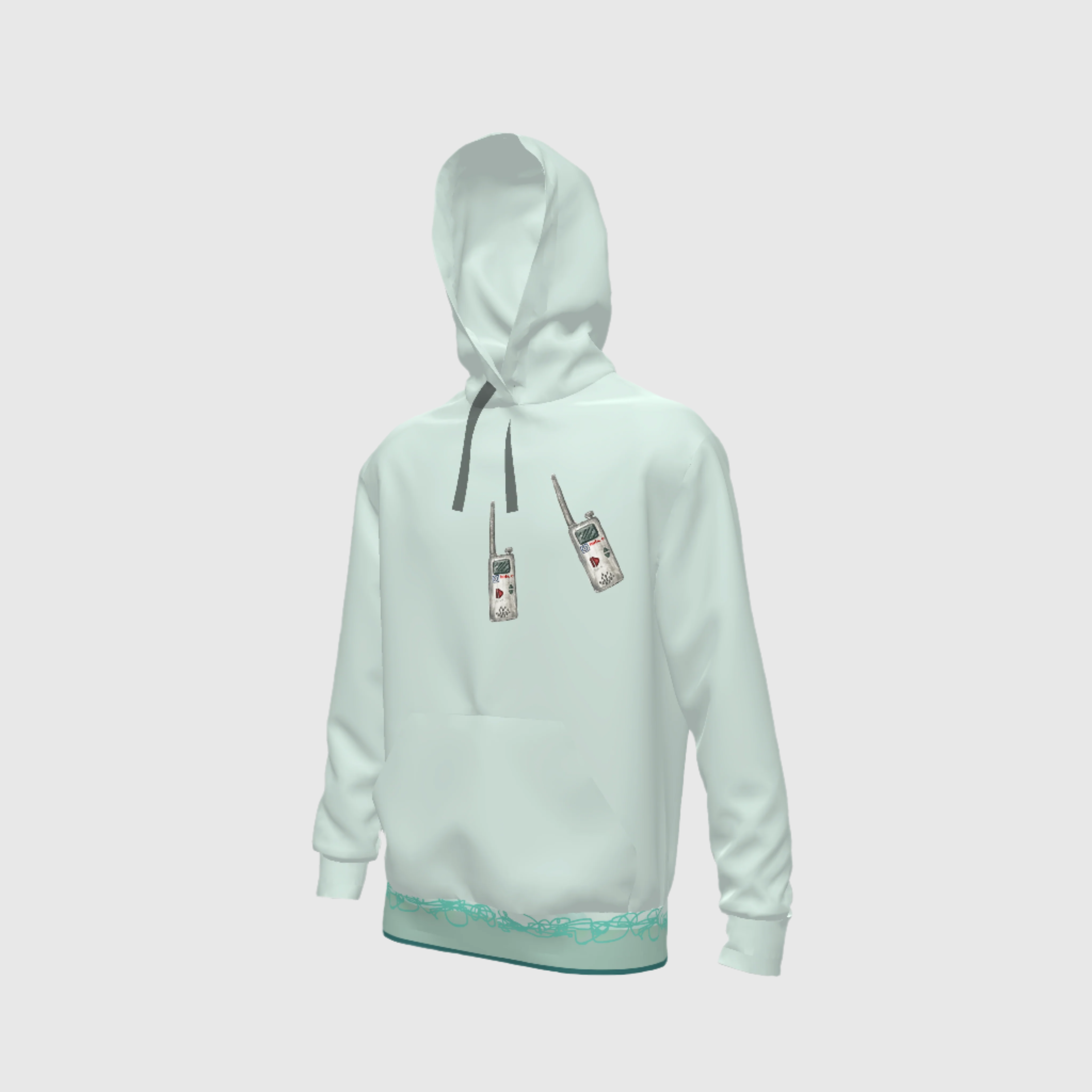 Aqua Walkie Hoodie