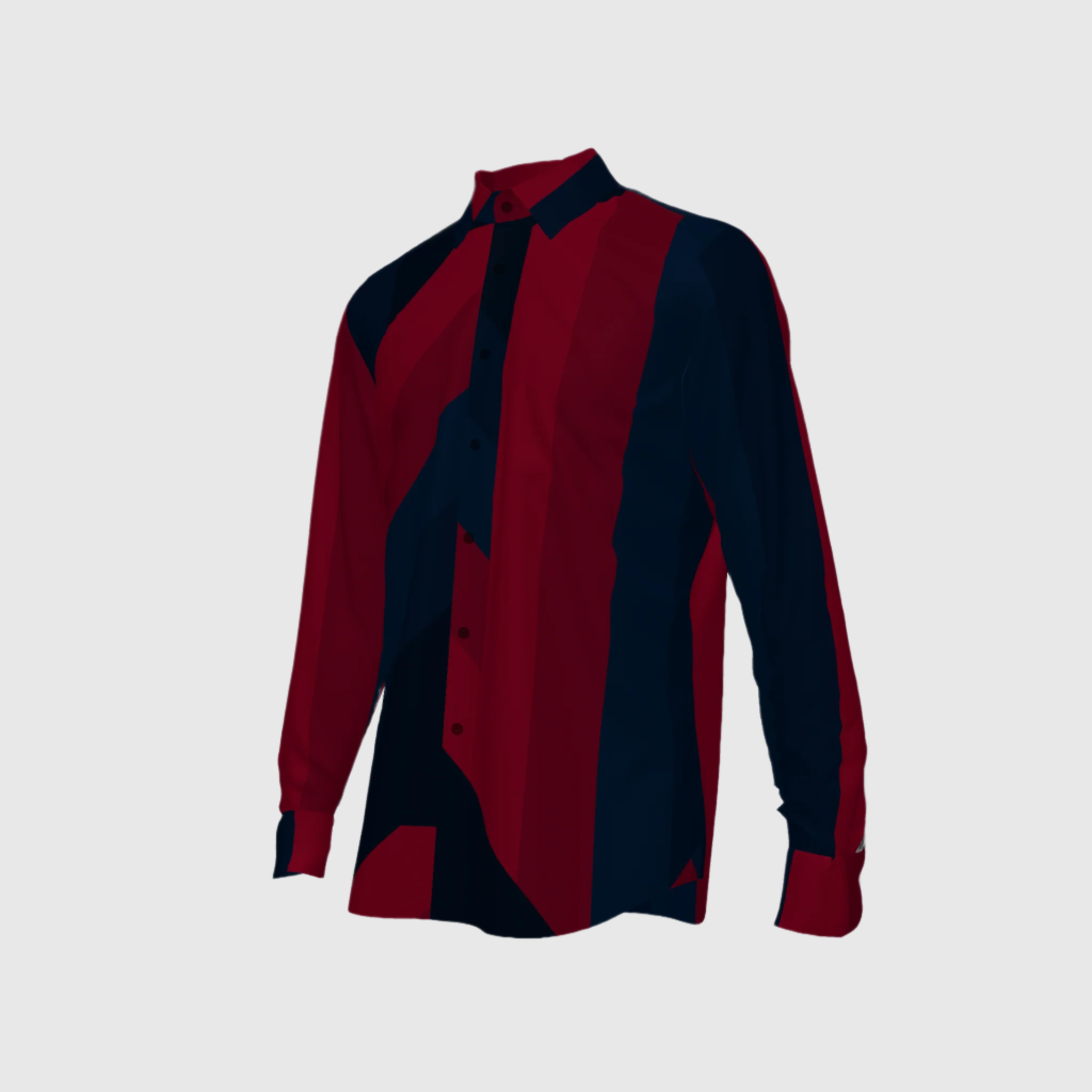 Unisex French Placket Button Up Shirt