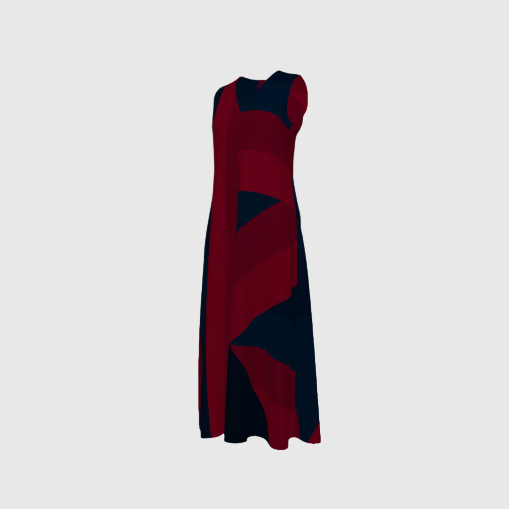 V-Neck A-Line Dress