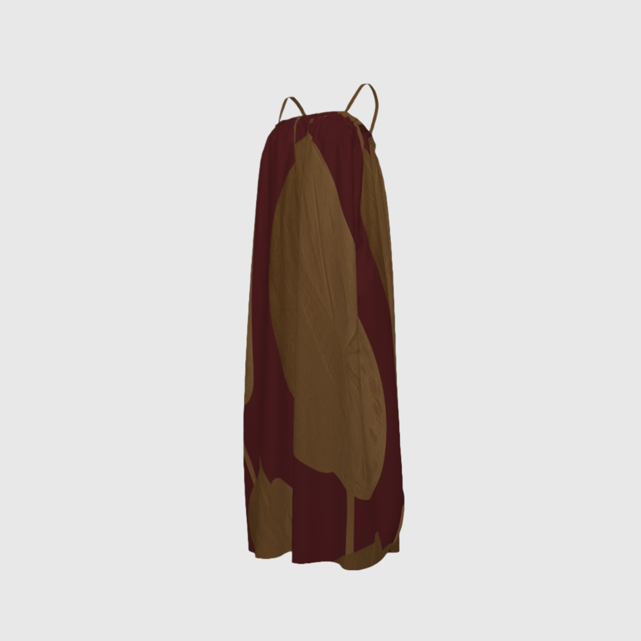 Anthurium Royale Shirttail Dress