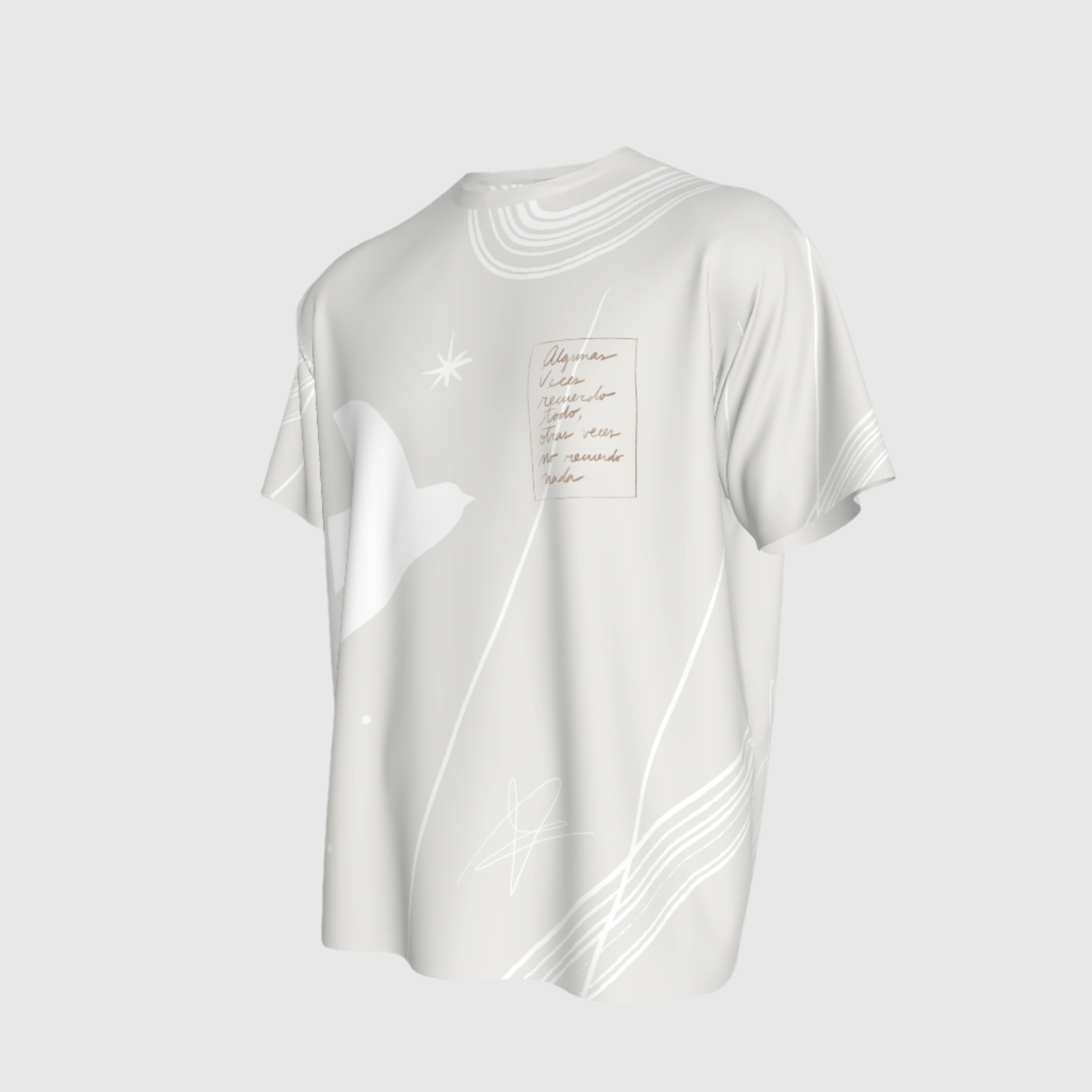 Pajarito “Cloud T-shirt” in French Terry (thick)