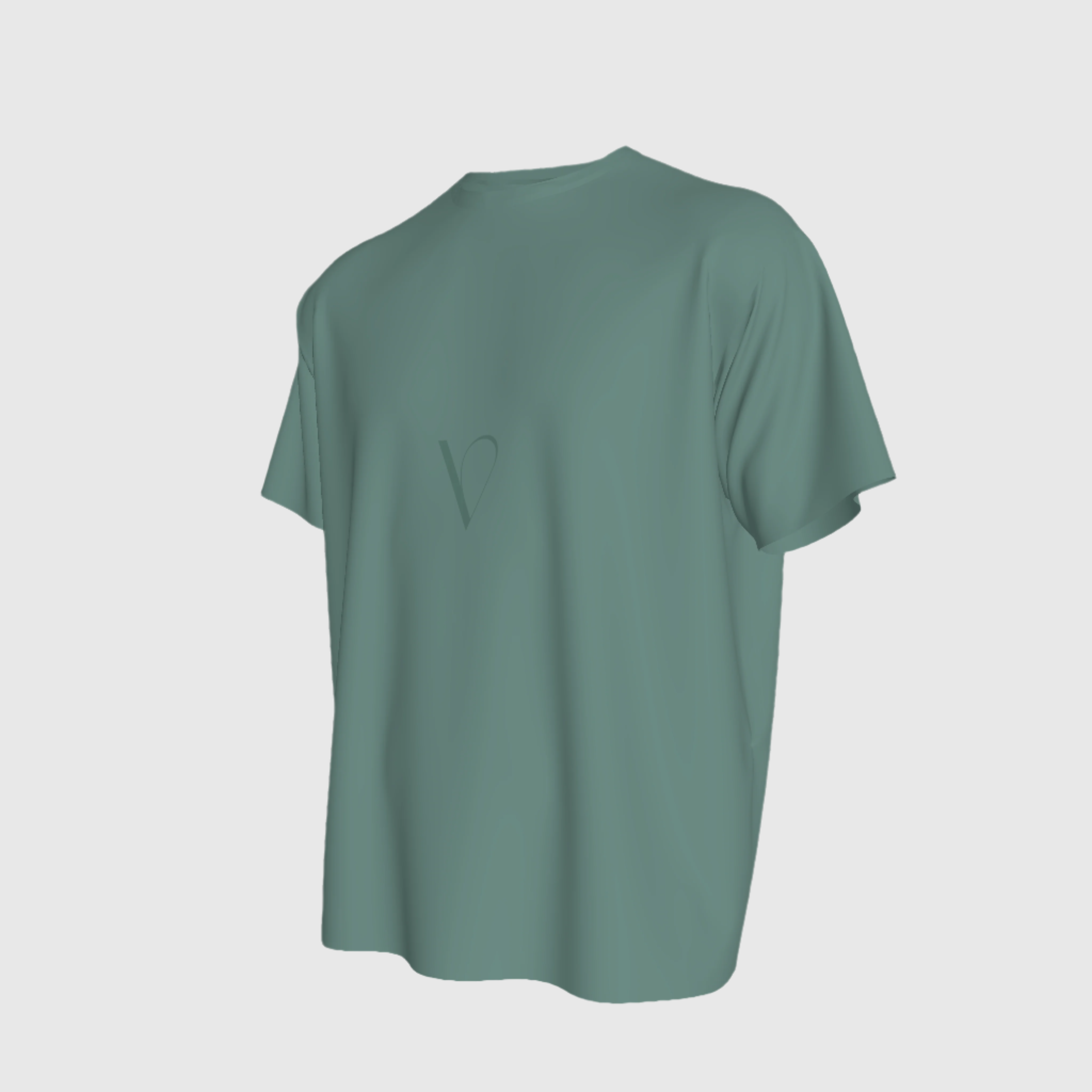 Sage “Cloud T-shirt” in French Terry (thick)
