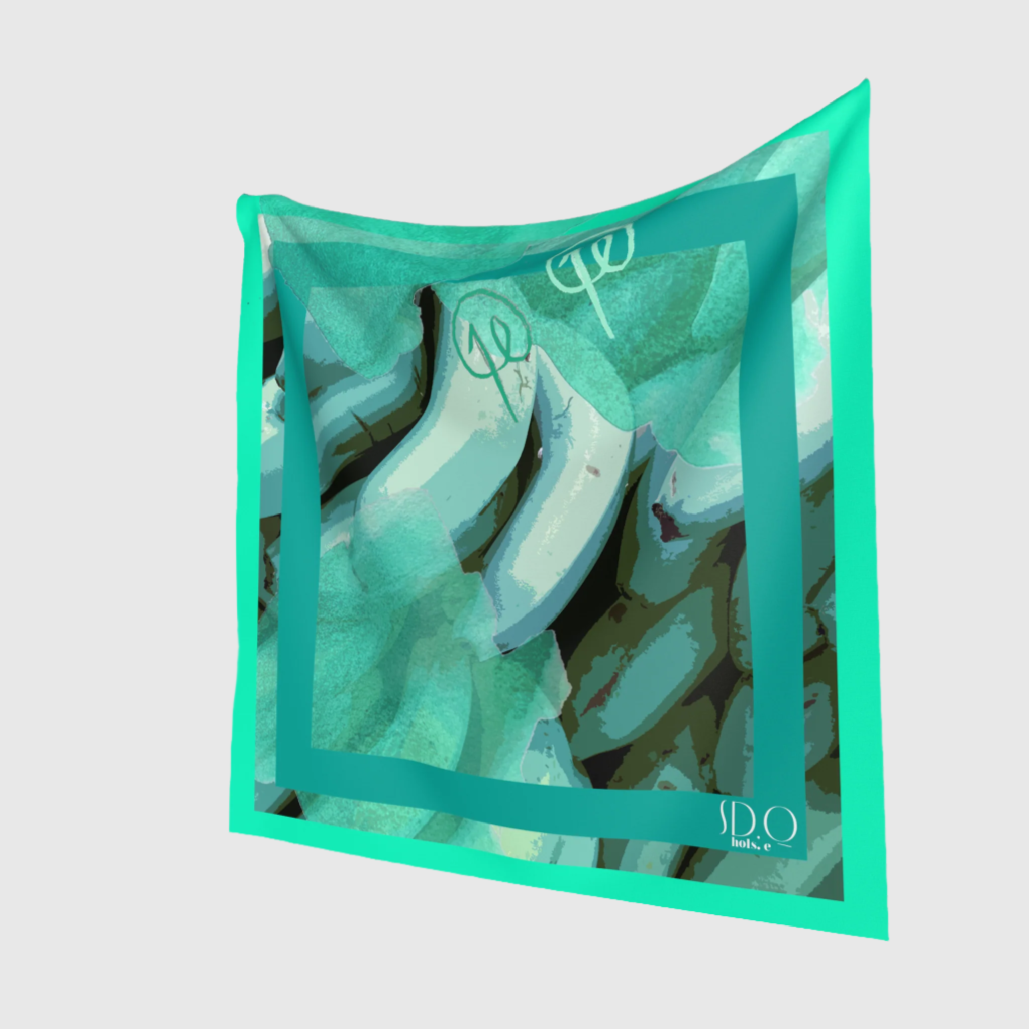 Aplatano Turquoise Scarf