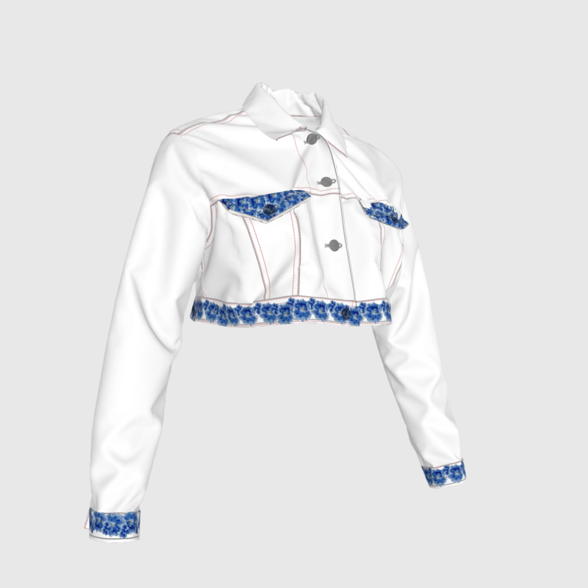 Jacket - pup adventures in Stretch Organic Classic Cotton Twill