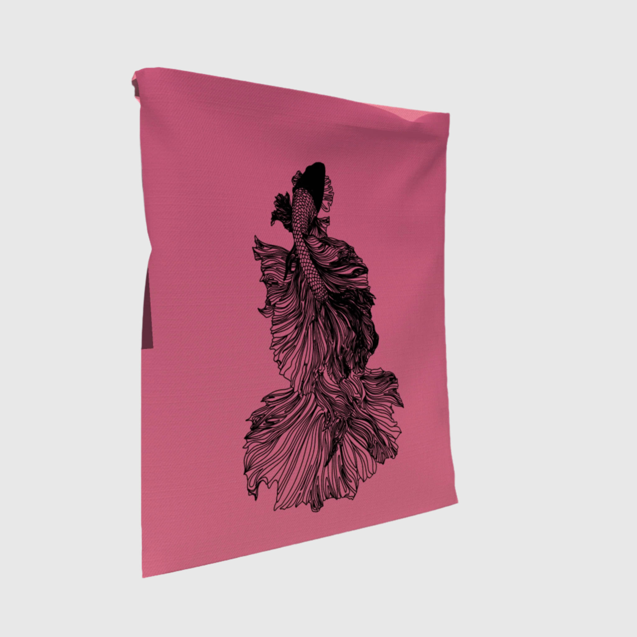 Black Betta Cloth In Salinas Pink