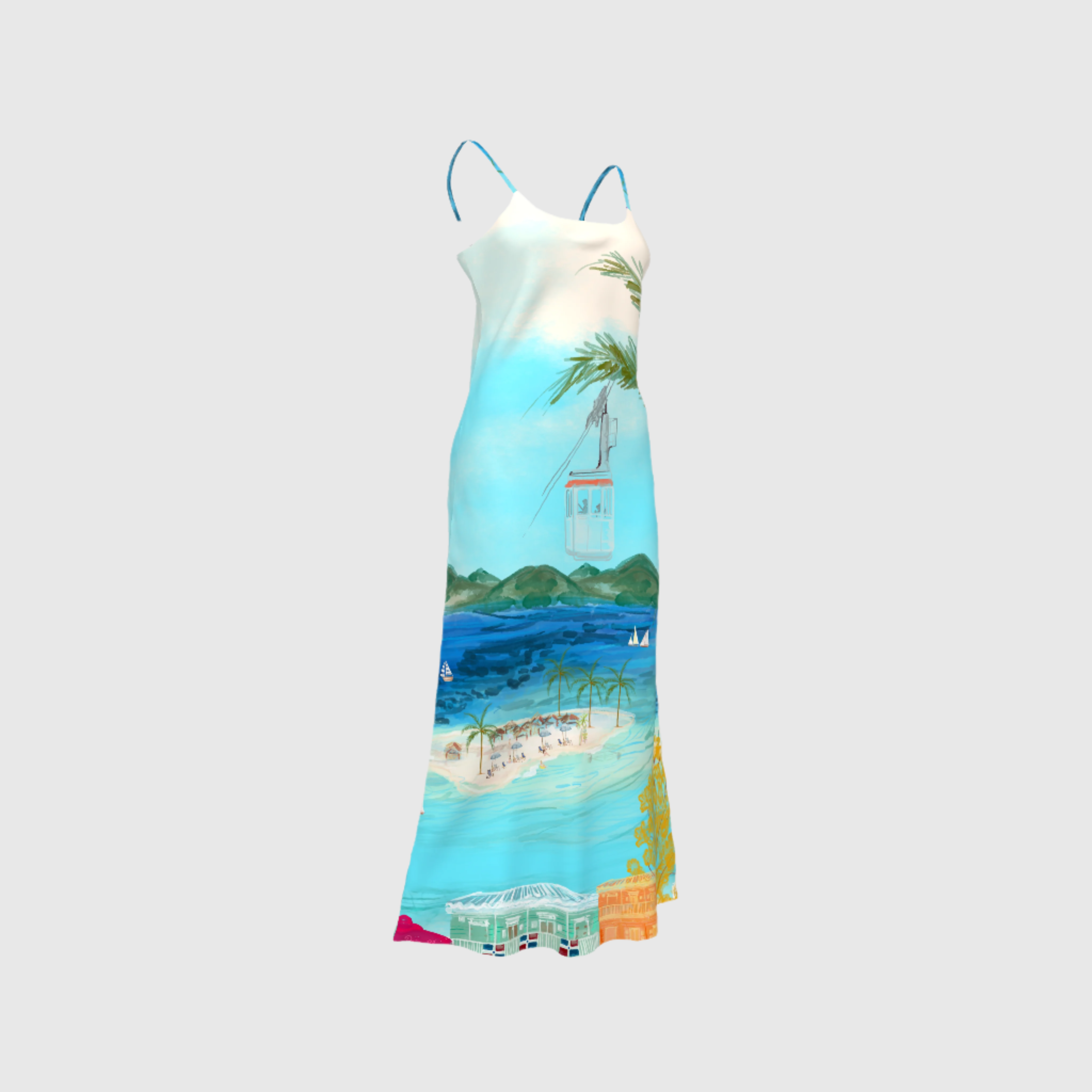 "Novia del Atlántico" - Slip Dress