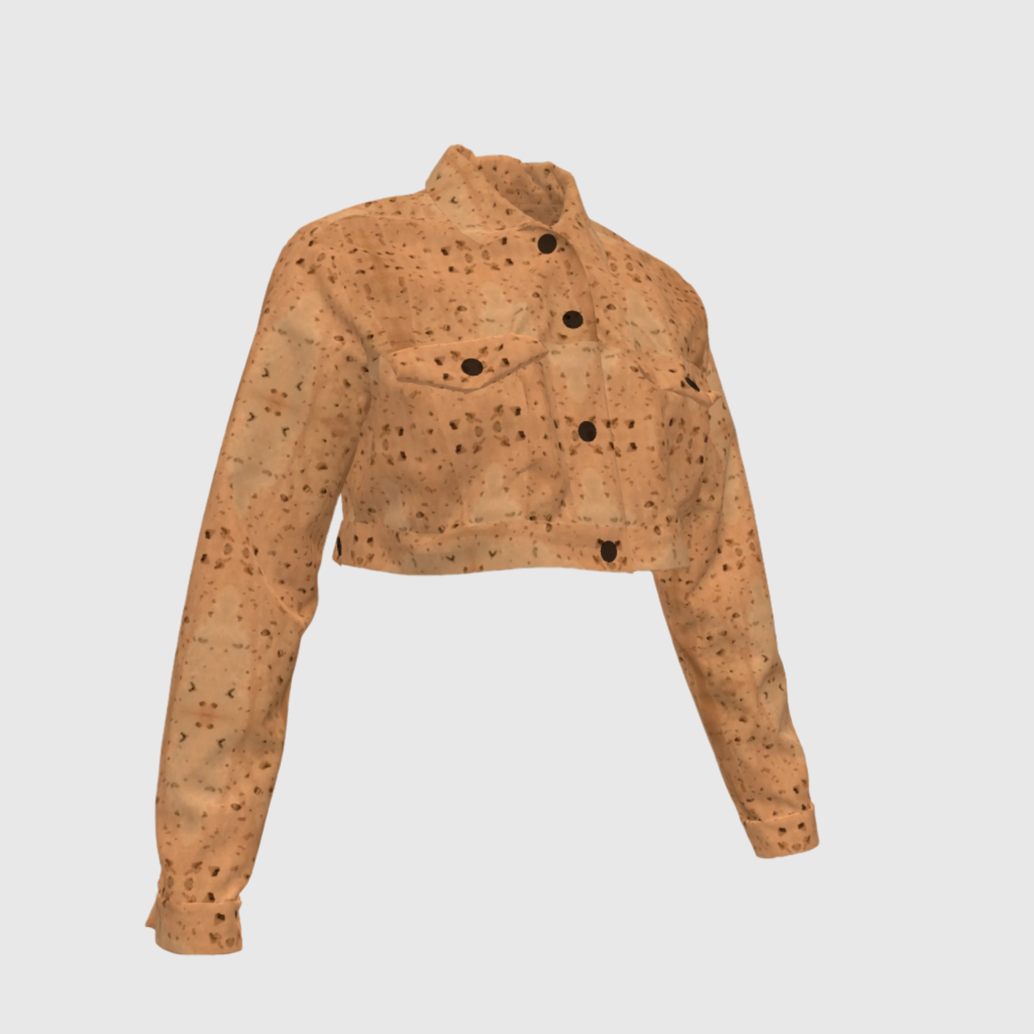 Copper Cropped Jacket