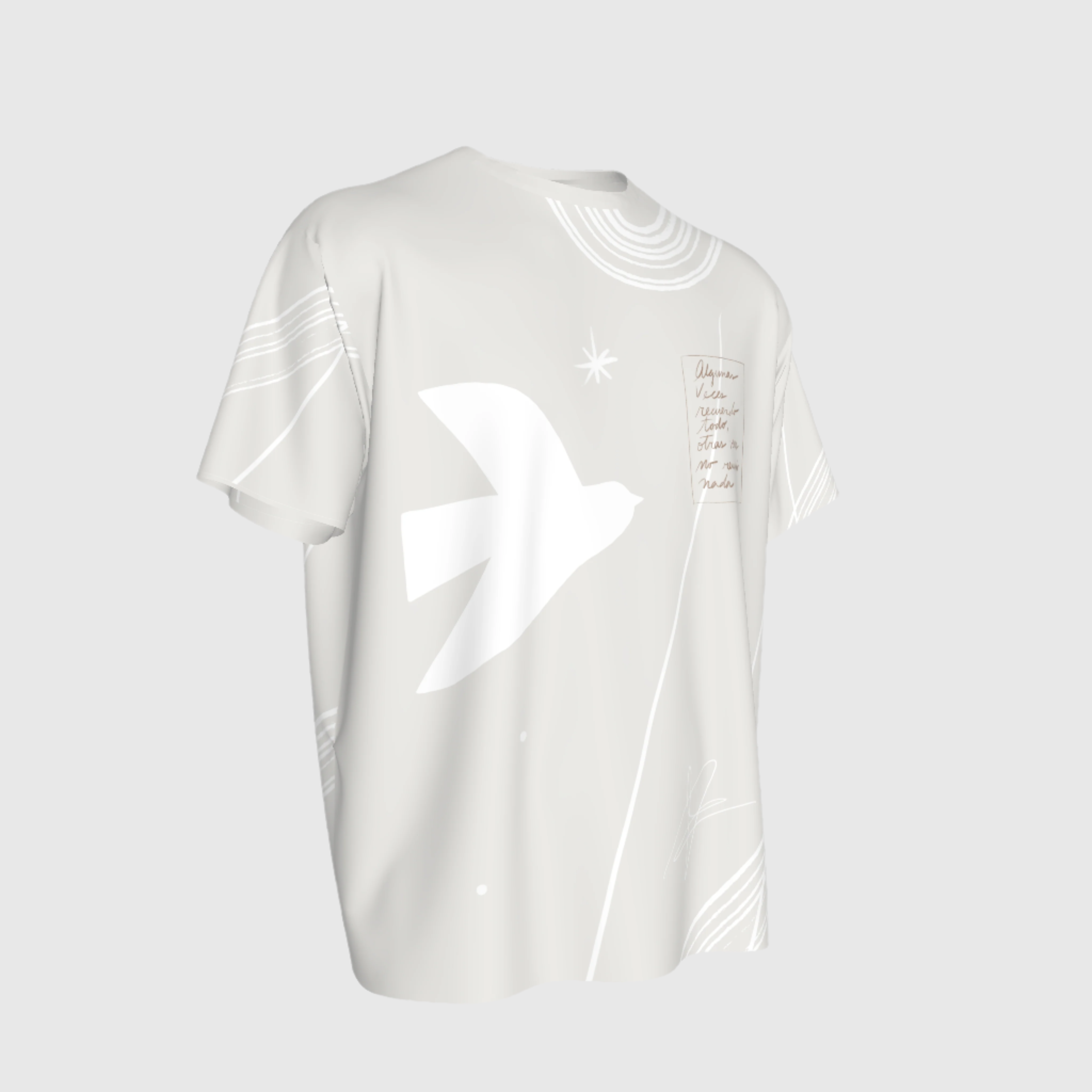 Pajarito “Cloud T-shirt” in French Terry (thick)