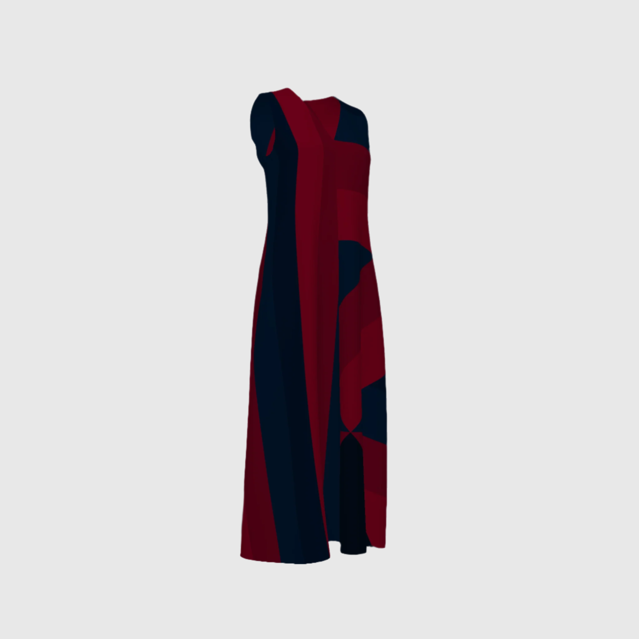 V-Neck A-Line Dress