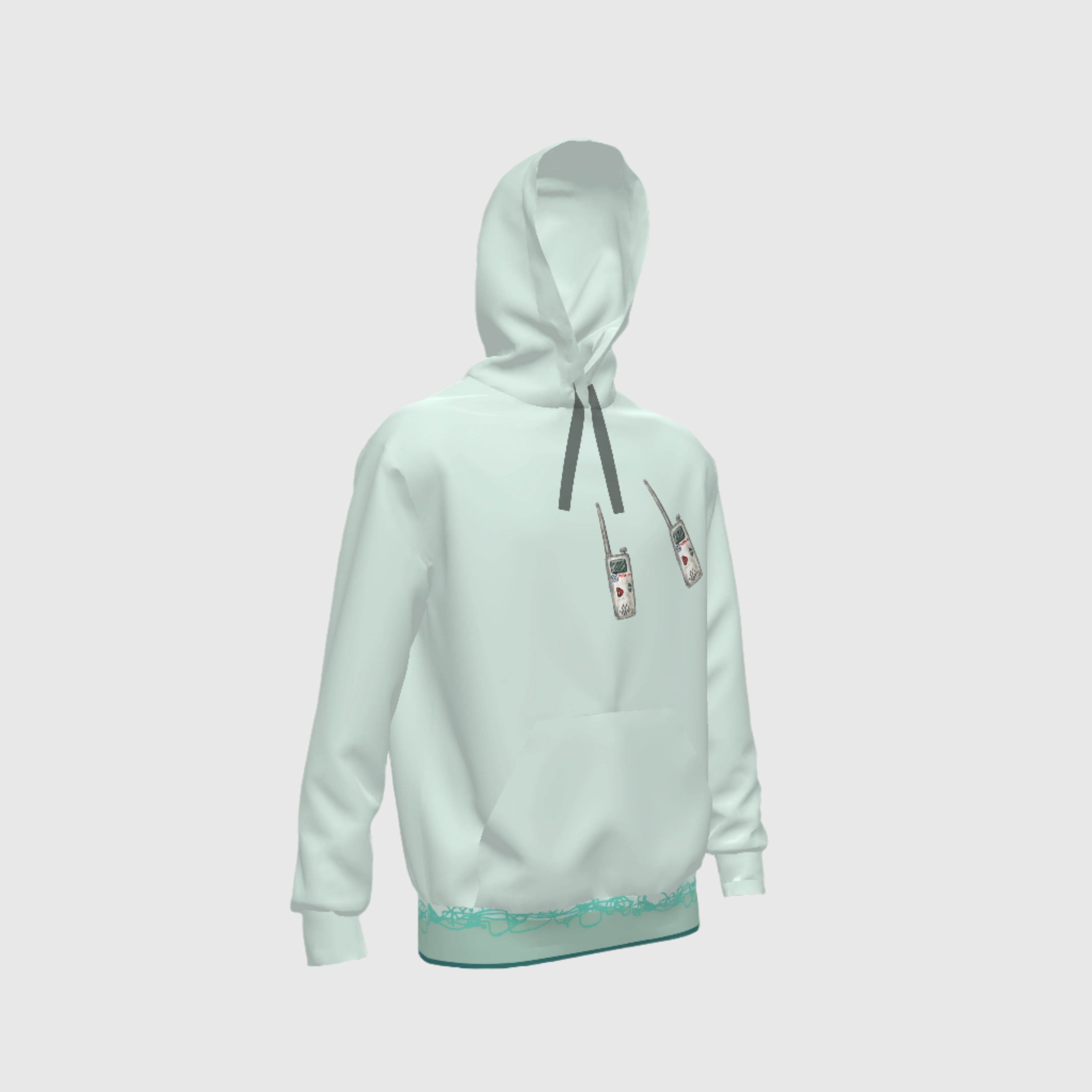 Aqua Walkie Hoodie