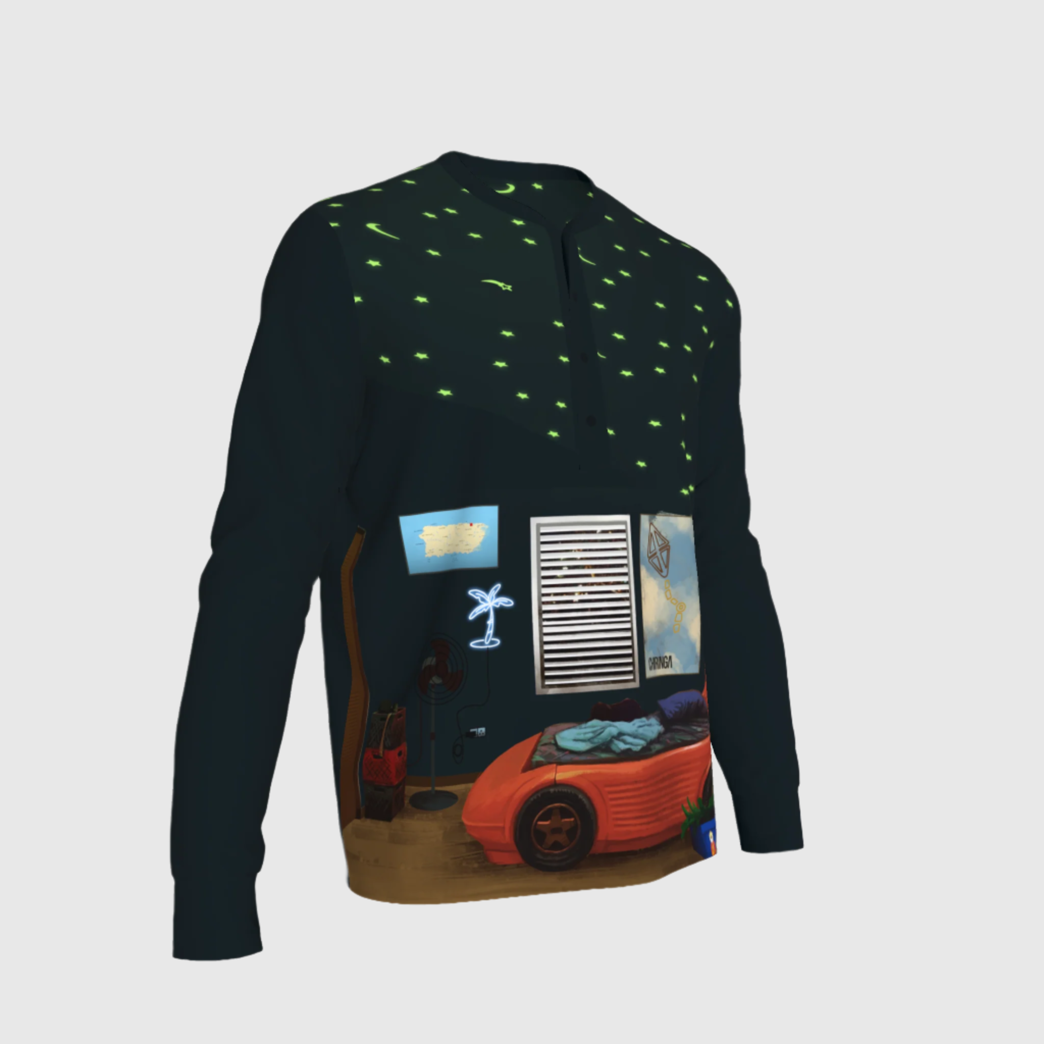 Víspera de Reyes Henley Shirt