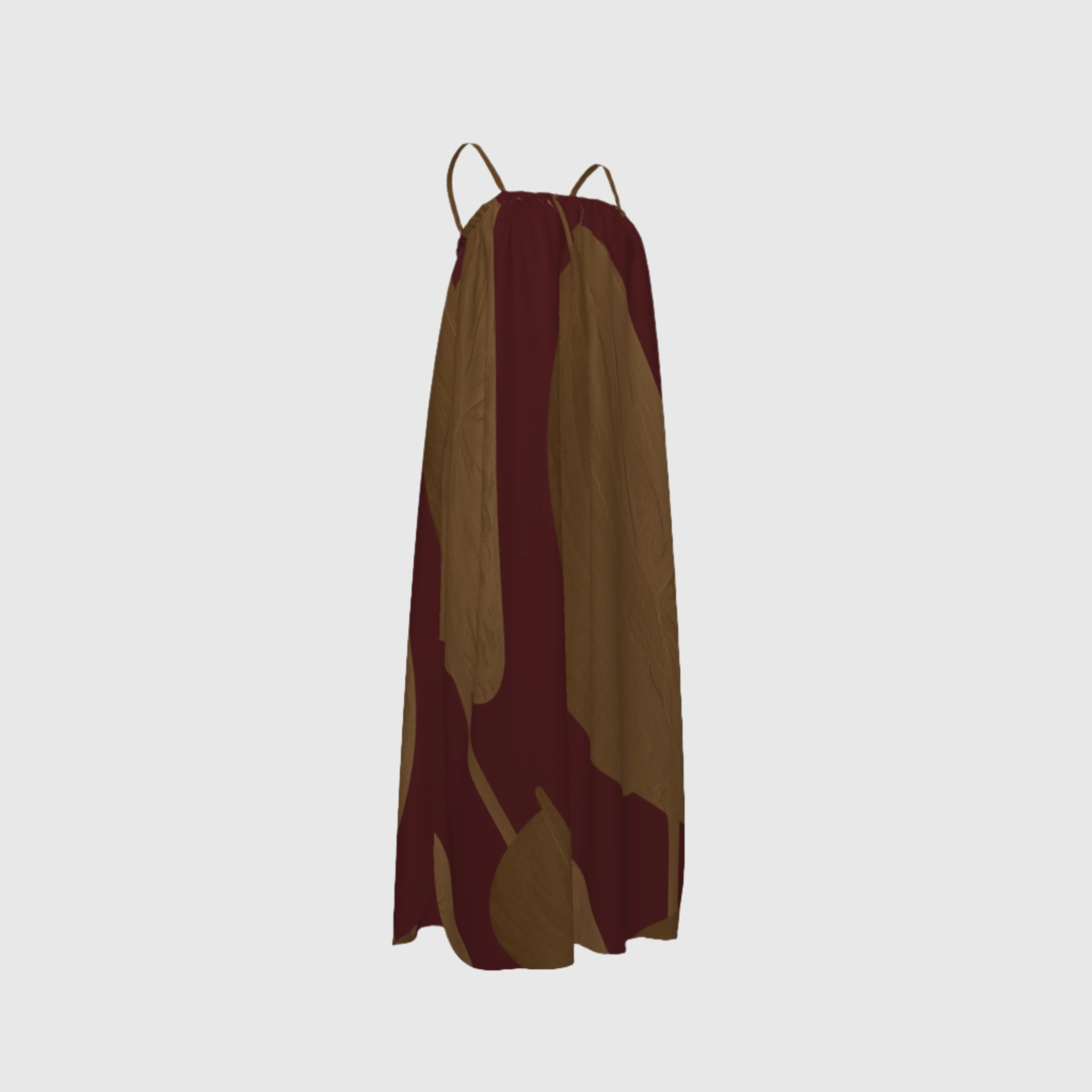 Anthurium Royale Shirttail Dress
