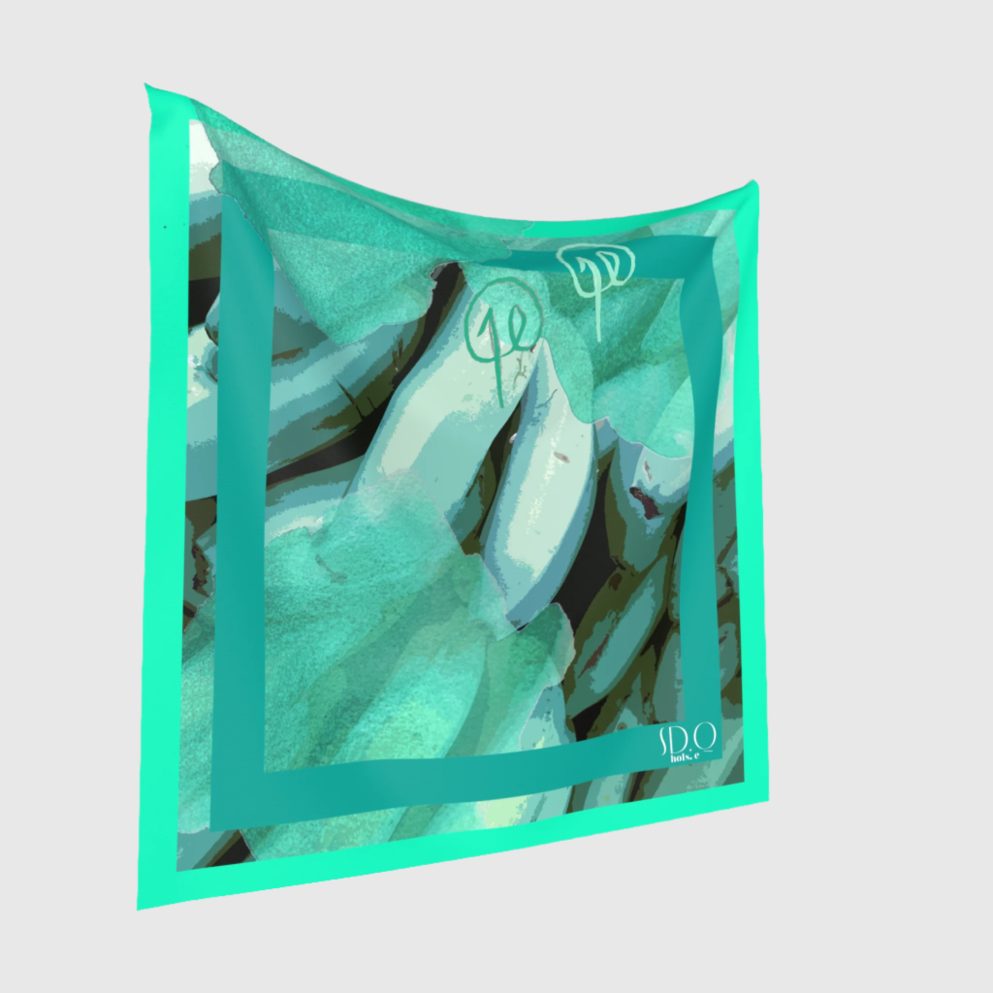 Aplatano Turquoise Scarf