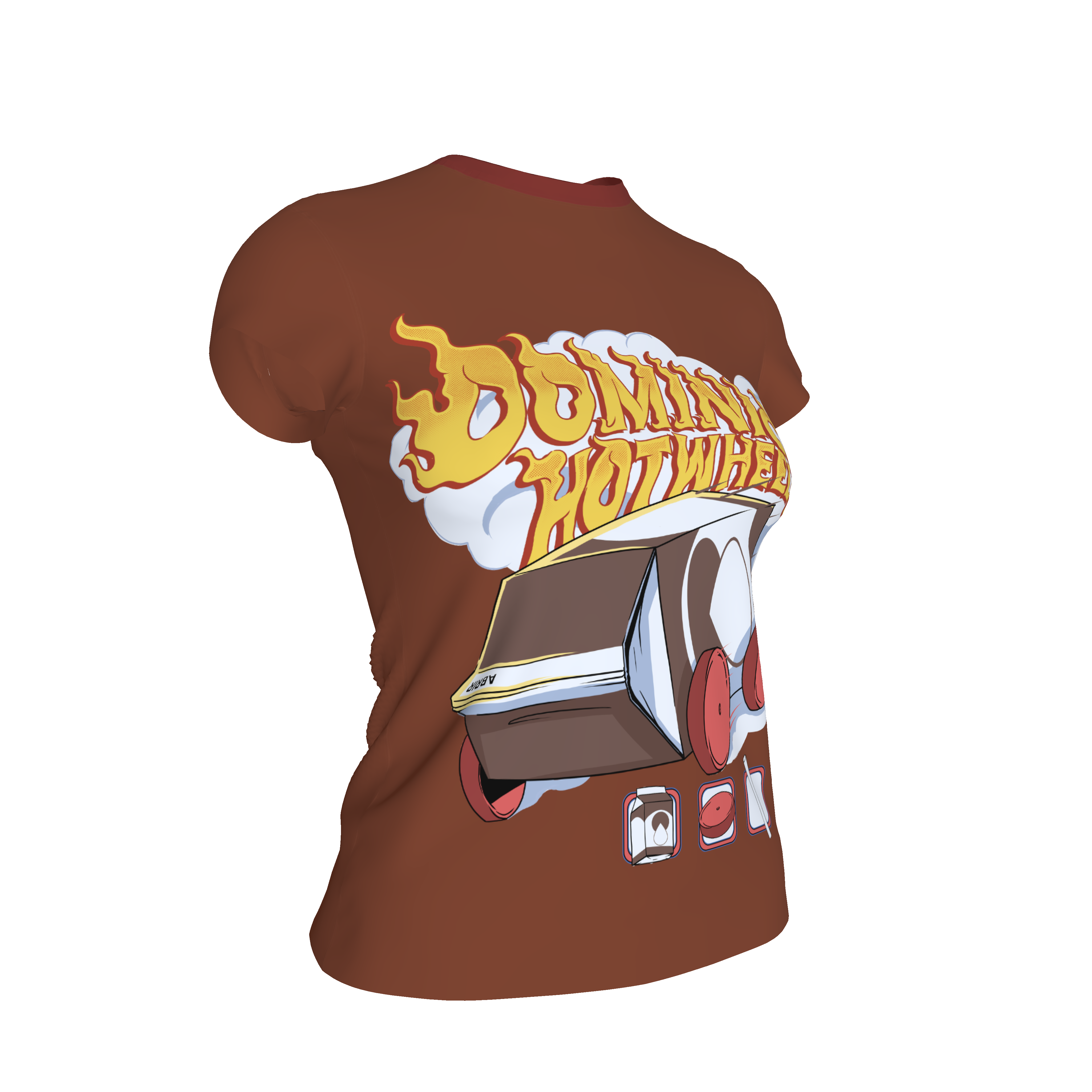 Jibaro Urbano Women's Short Sleeve T-shirt - Dominican Hot Wheels - Women's in Organic Cotton Spandex