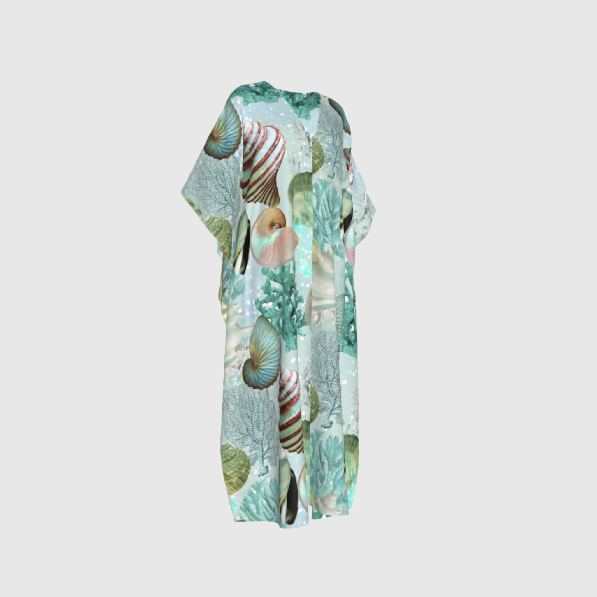 Aqua Corals Caftan