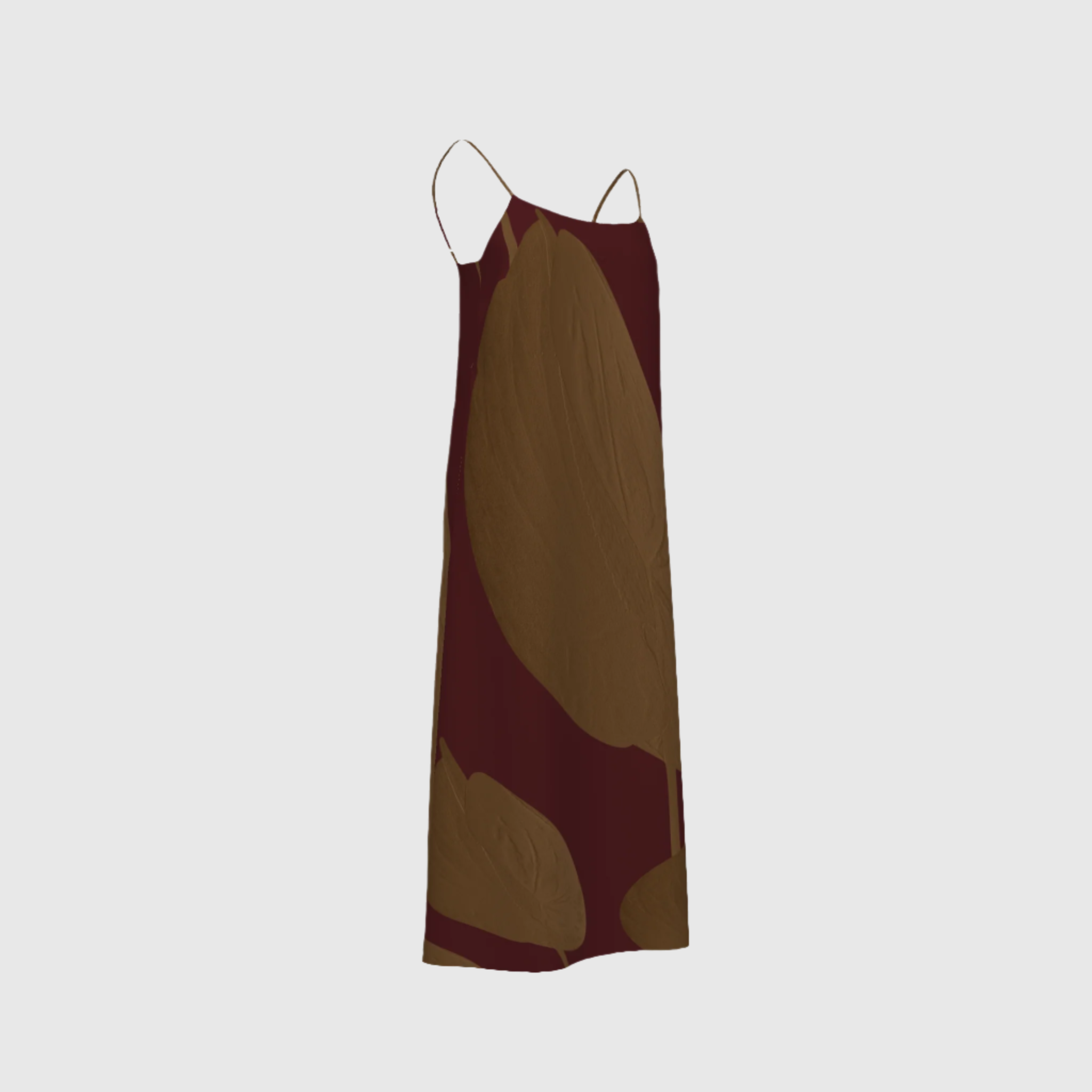 Anthurium Royale Long Slip Dress