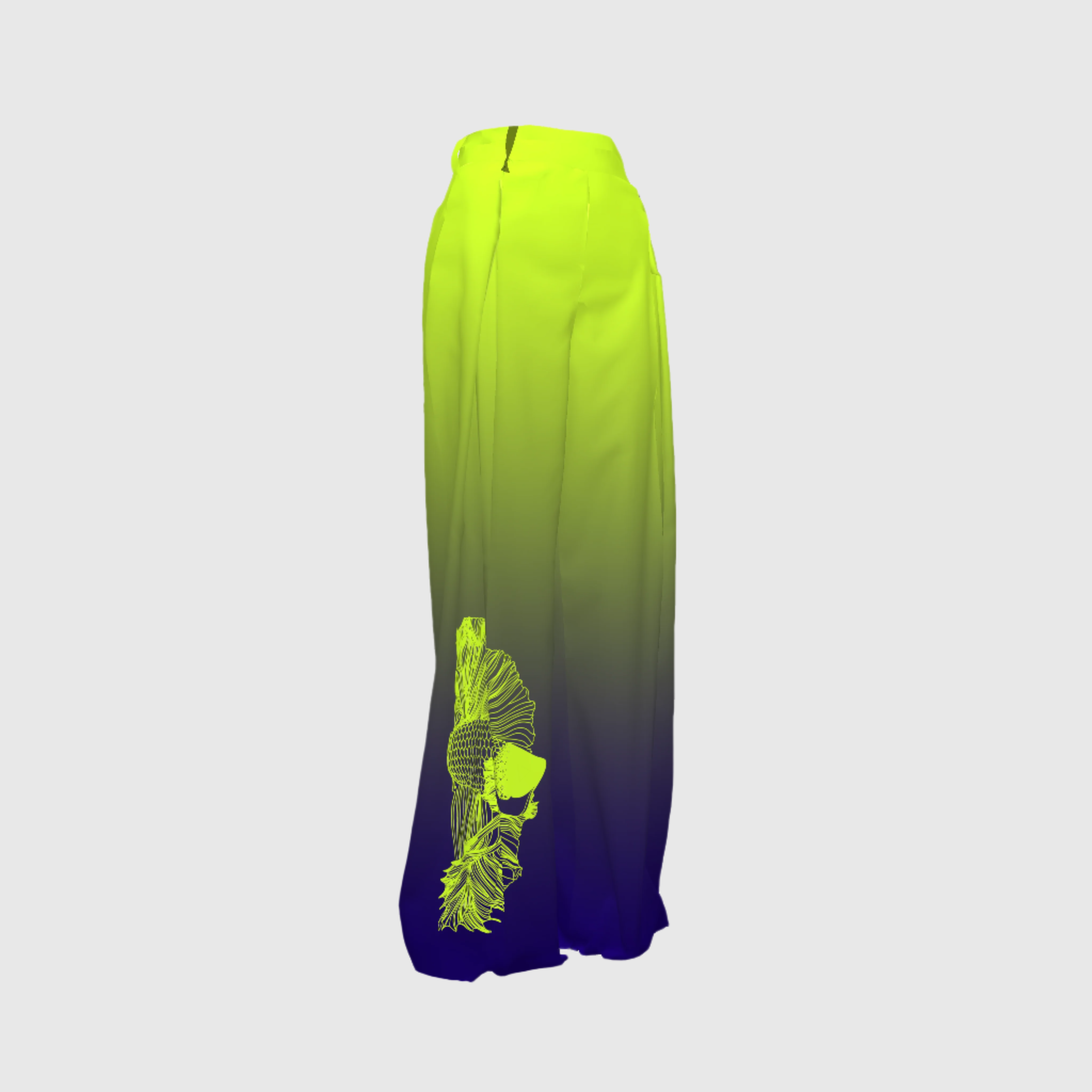 Straight Pants Betta In Nightfall Print