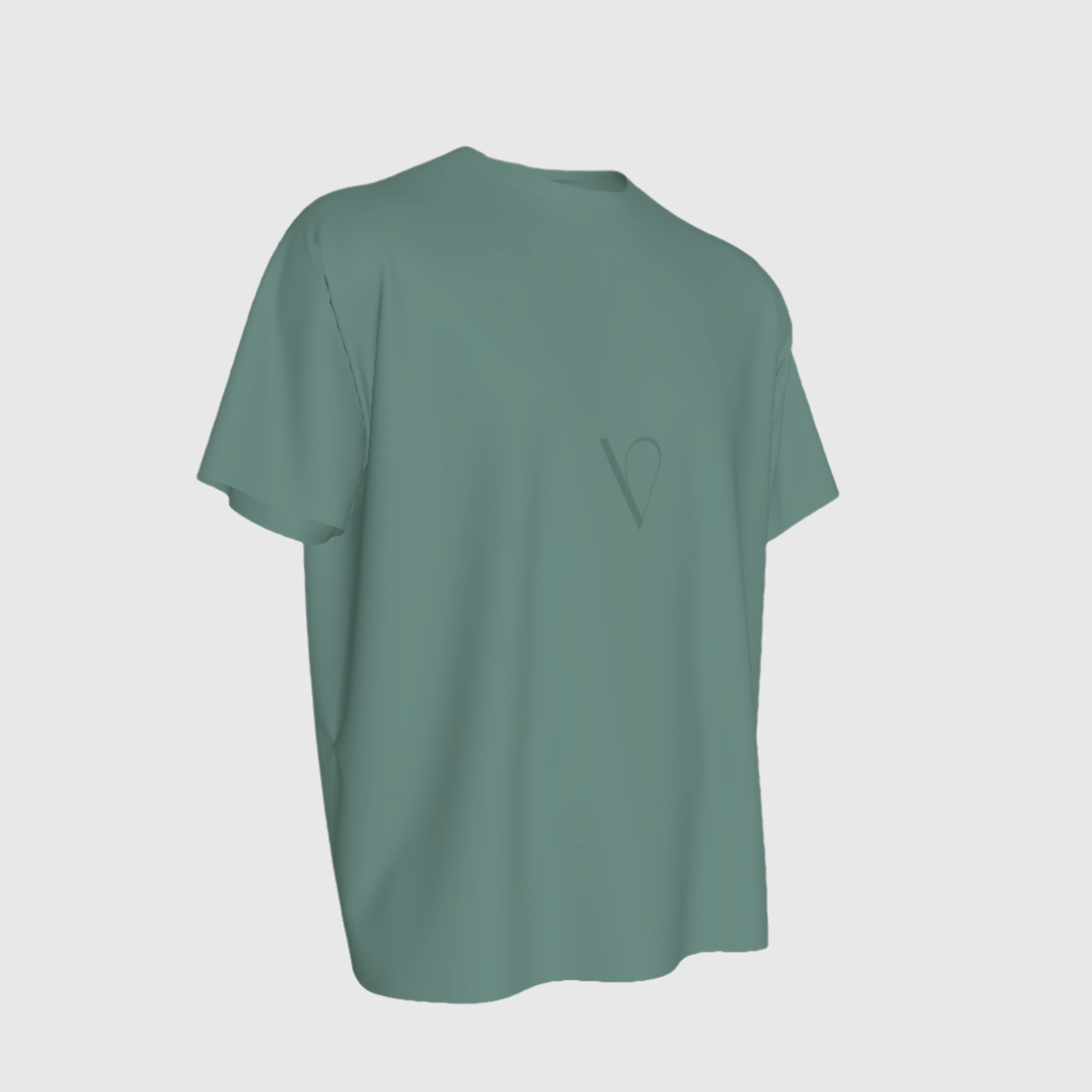 Sage “Cloud T-shirt” in French Terry (thick)