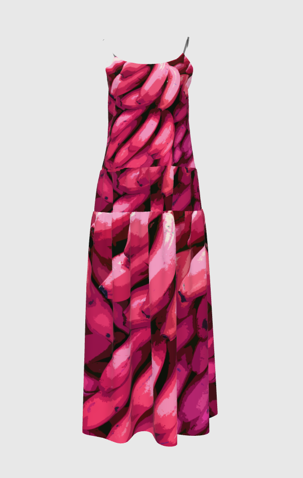 Hot Pink Graphic Platano Maxi