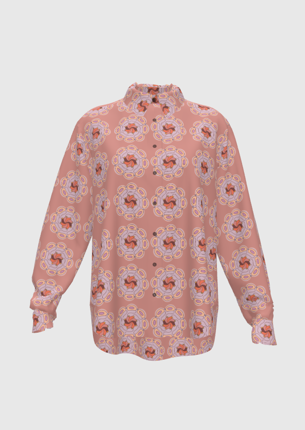 Sweet Medallion Oversize Shirt