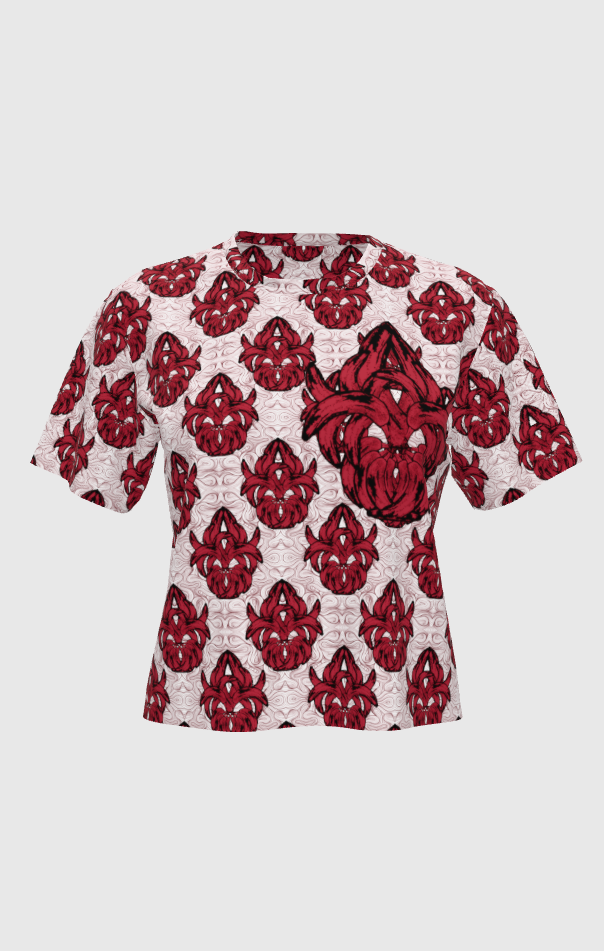 Womens Shirt D79 Red Plantain