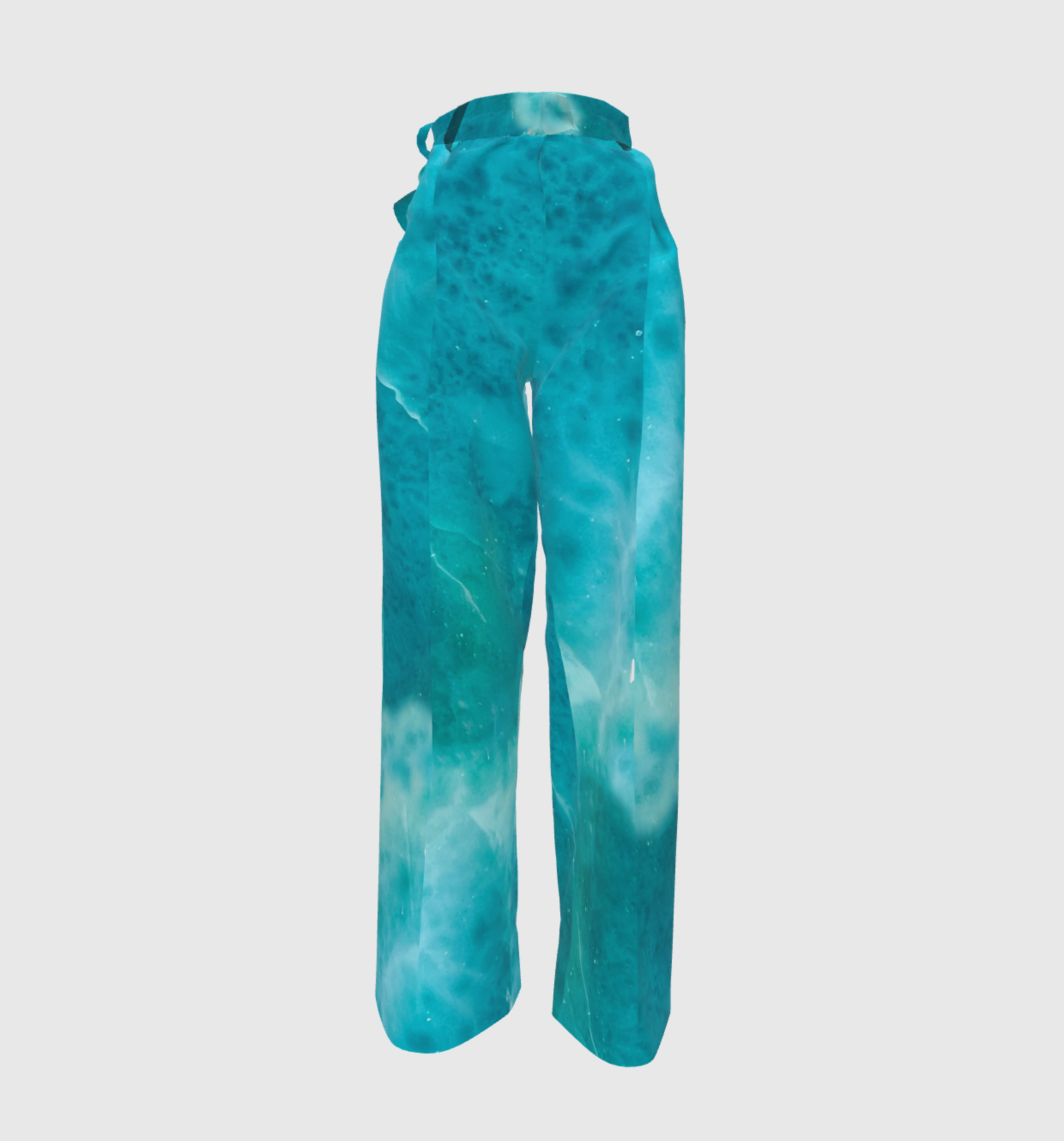 Larimar Mid Cupro Pleated Pant