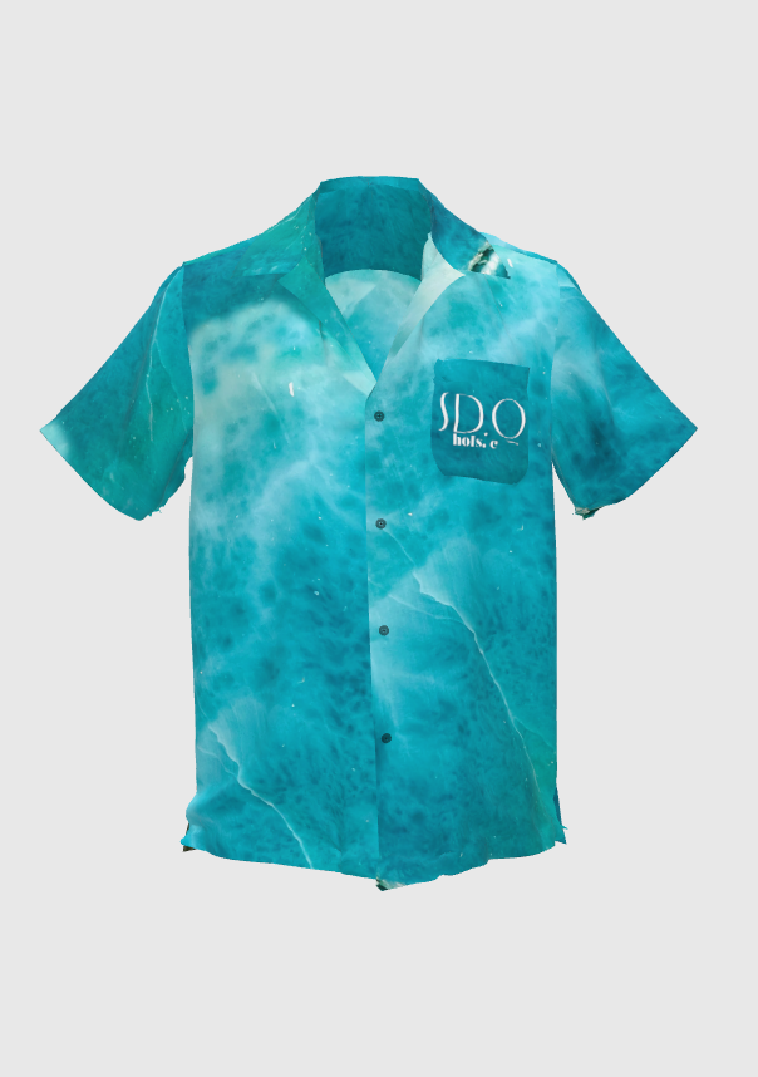 Larimar Cupro Vintage Collar Shirt