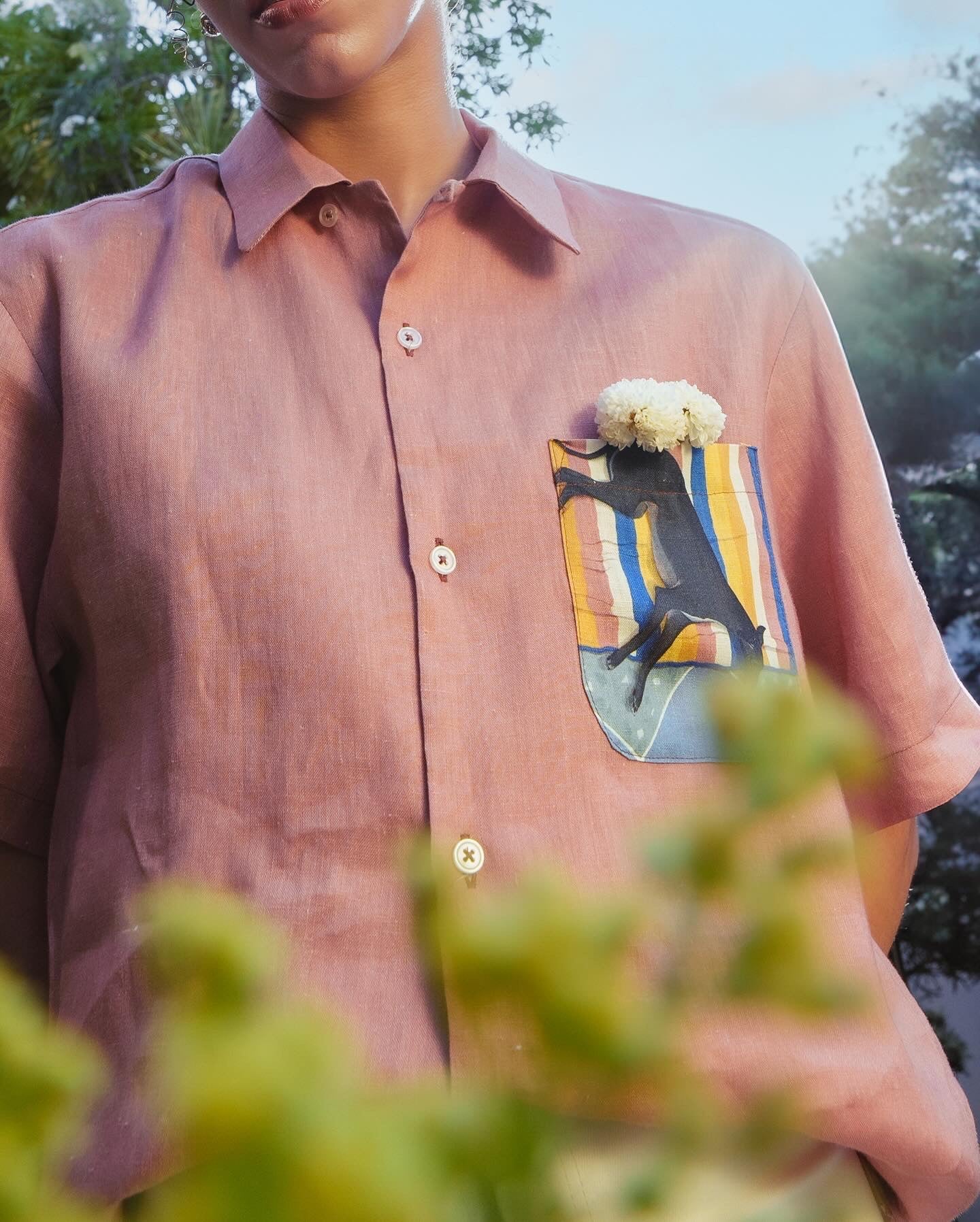 Sunbathe Linen Shirt