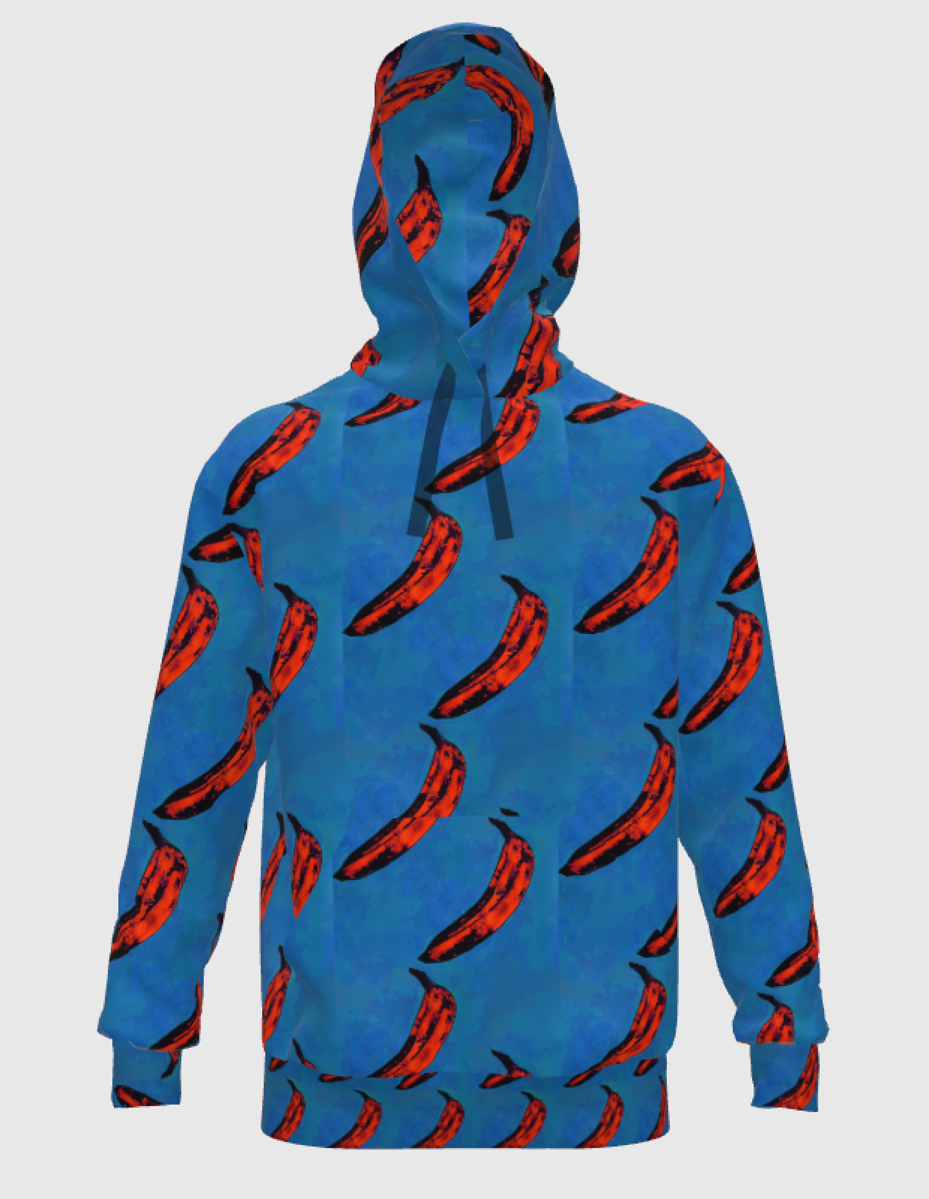 Blue Platano Warhol Hoodie