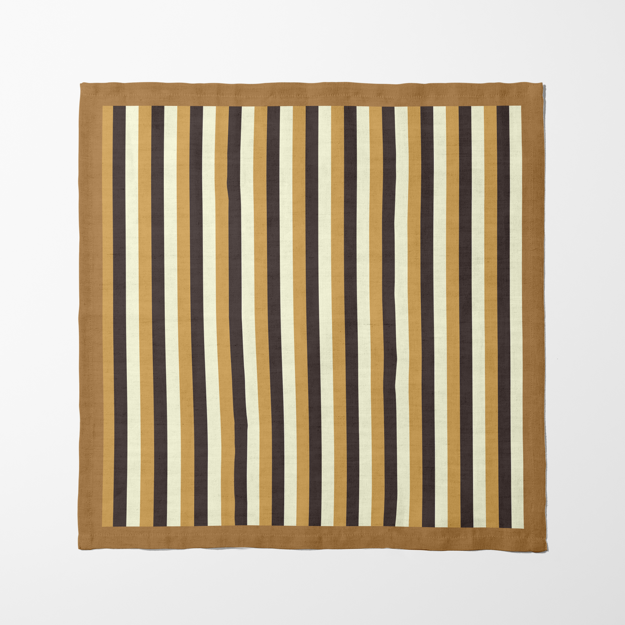 Tropical Stripes Napkin in Yellow