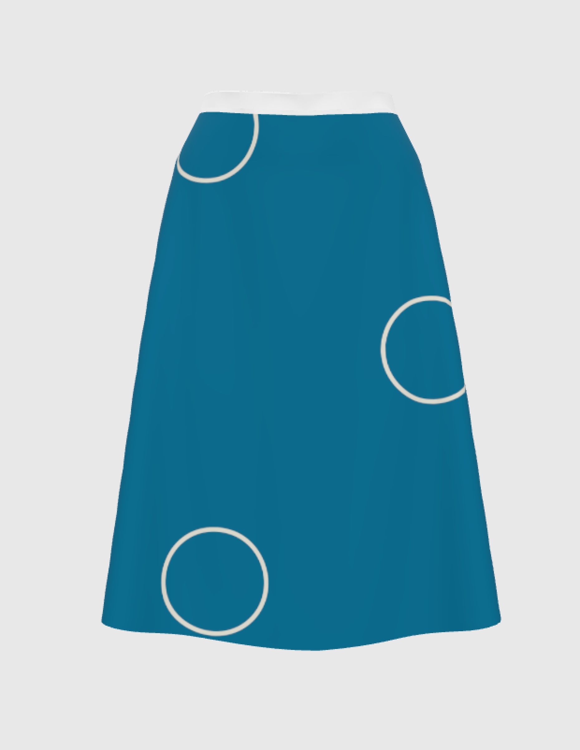 Silk Cupro Midi Skirt