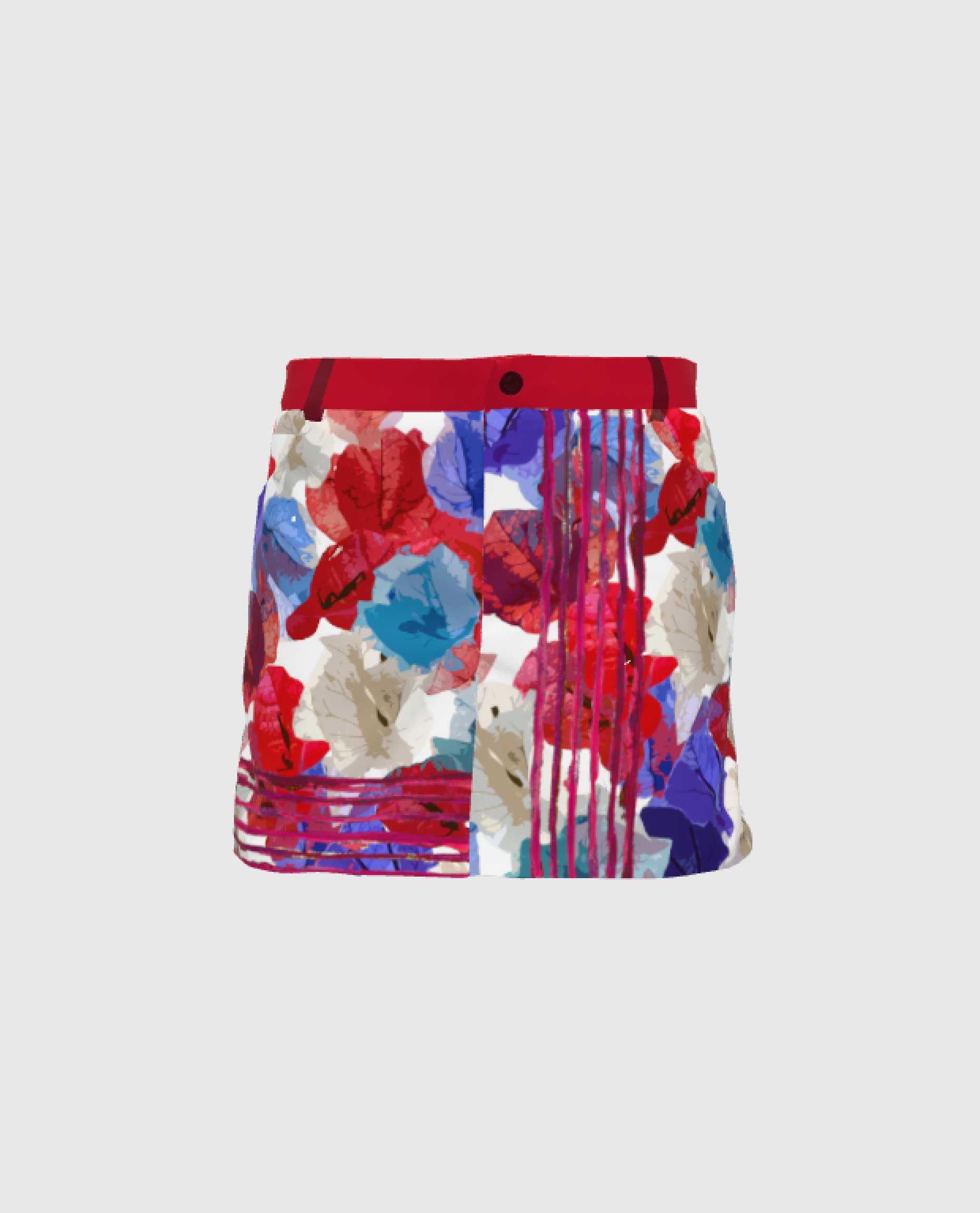 Trinitarias Denim Mini Skirt