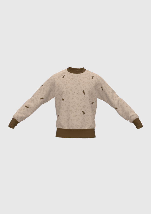 Camada Sweatshirt in Beige