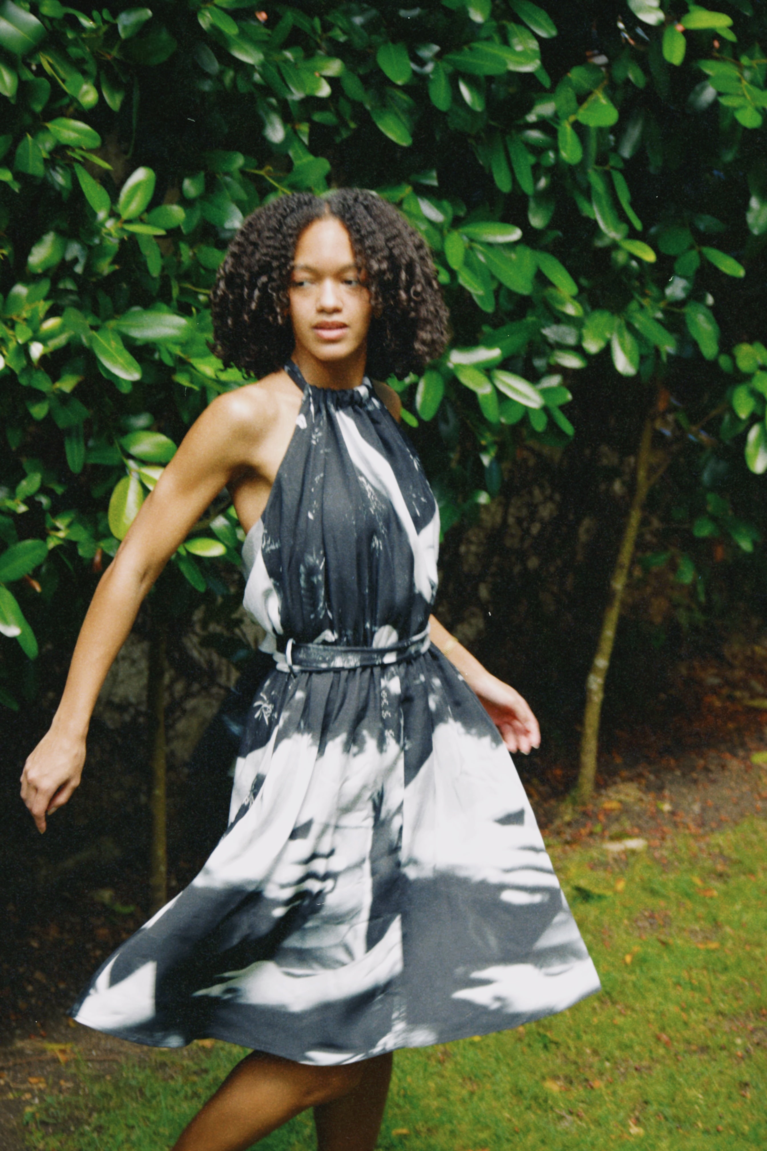 Abrazos Infinitos Halter Dress