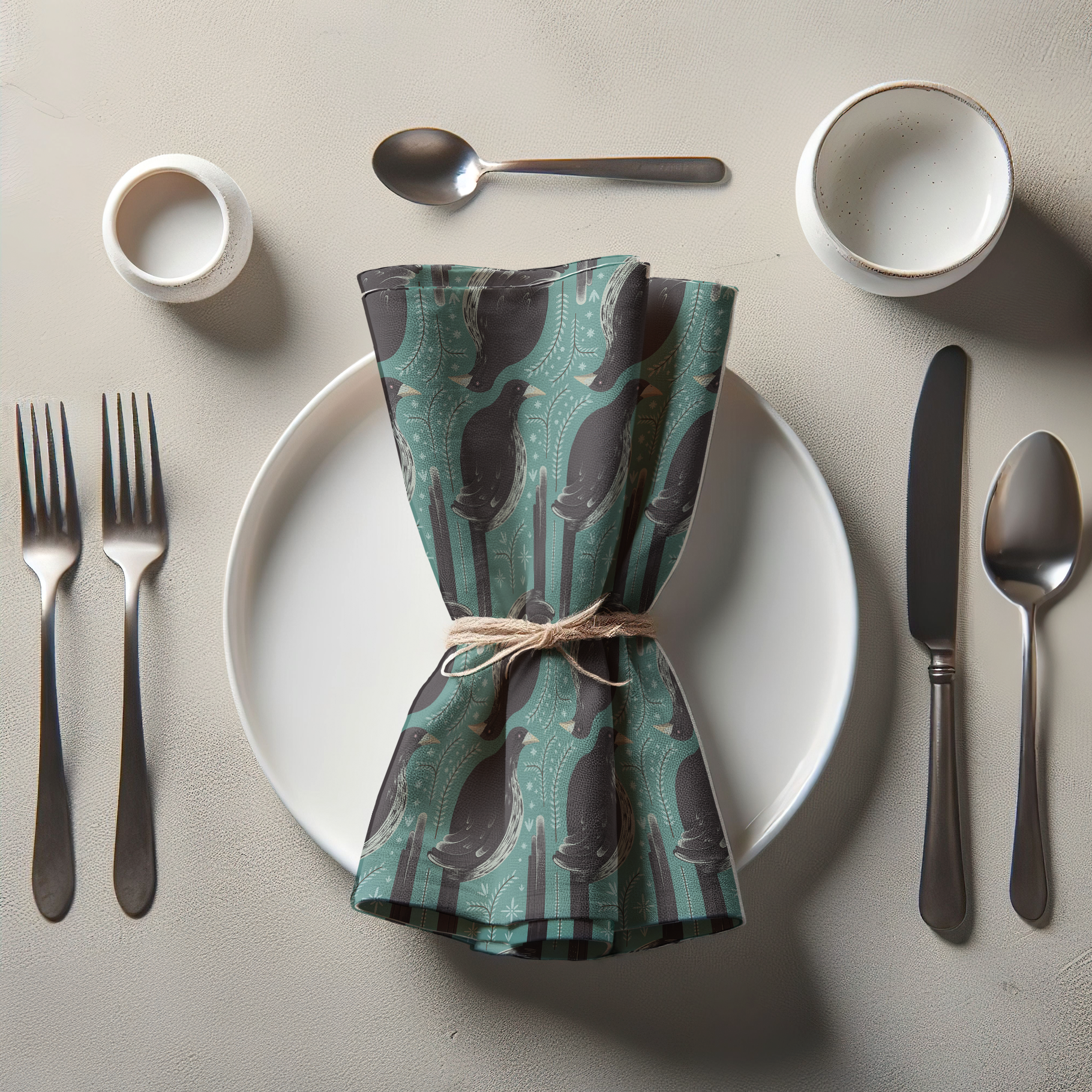 Cigua Palmera Teal Napkin